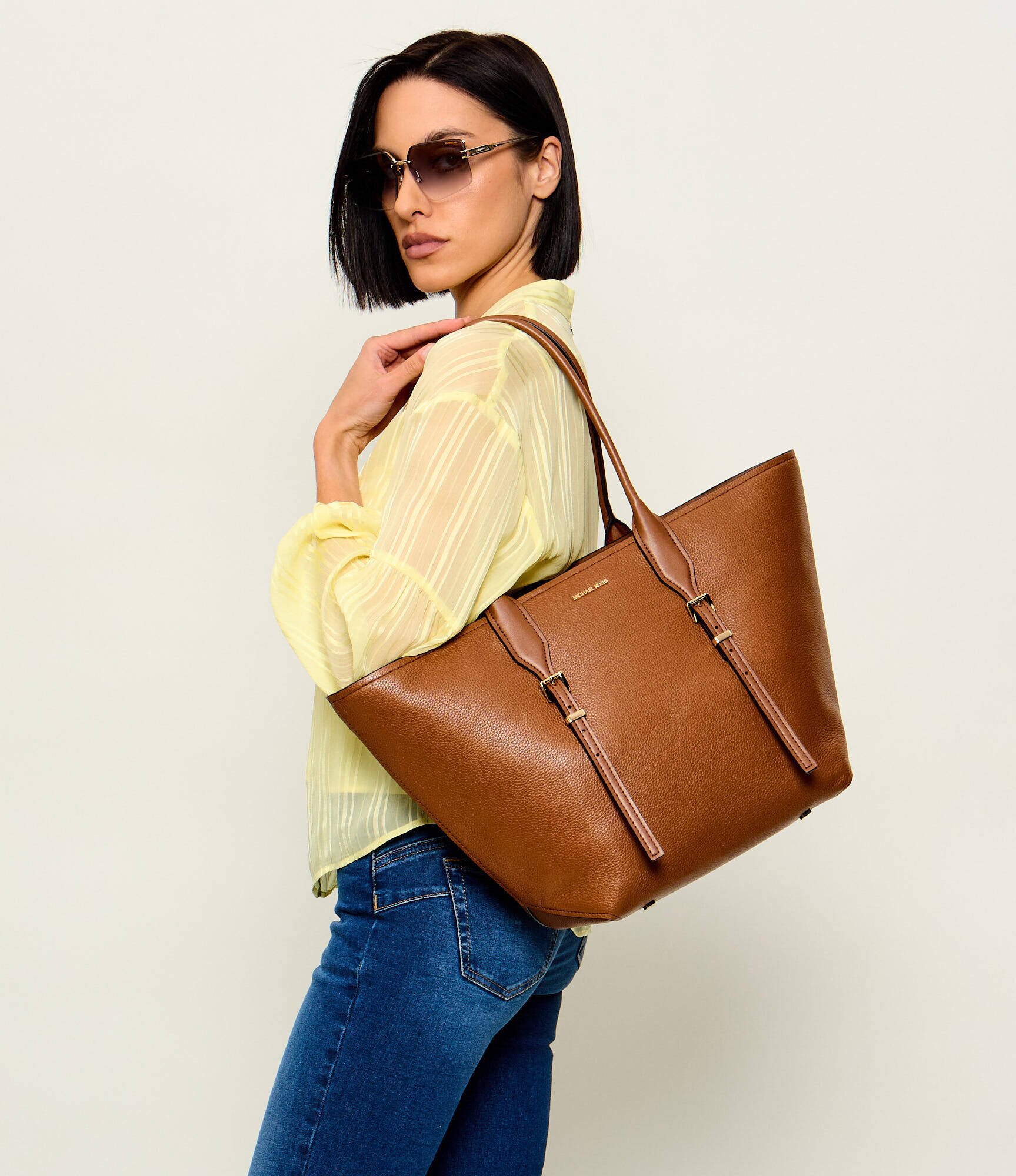 Michael Kors De piele geantă shopper MOORE