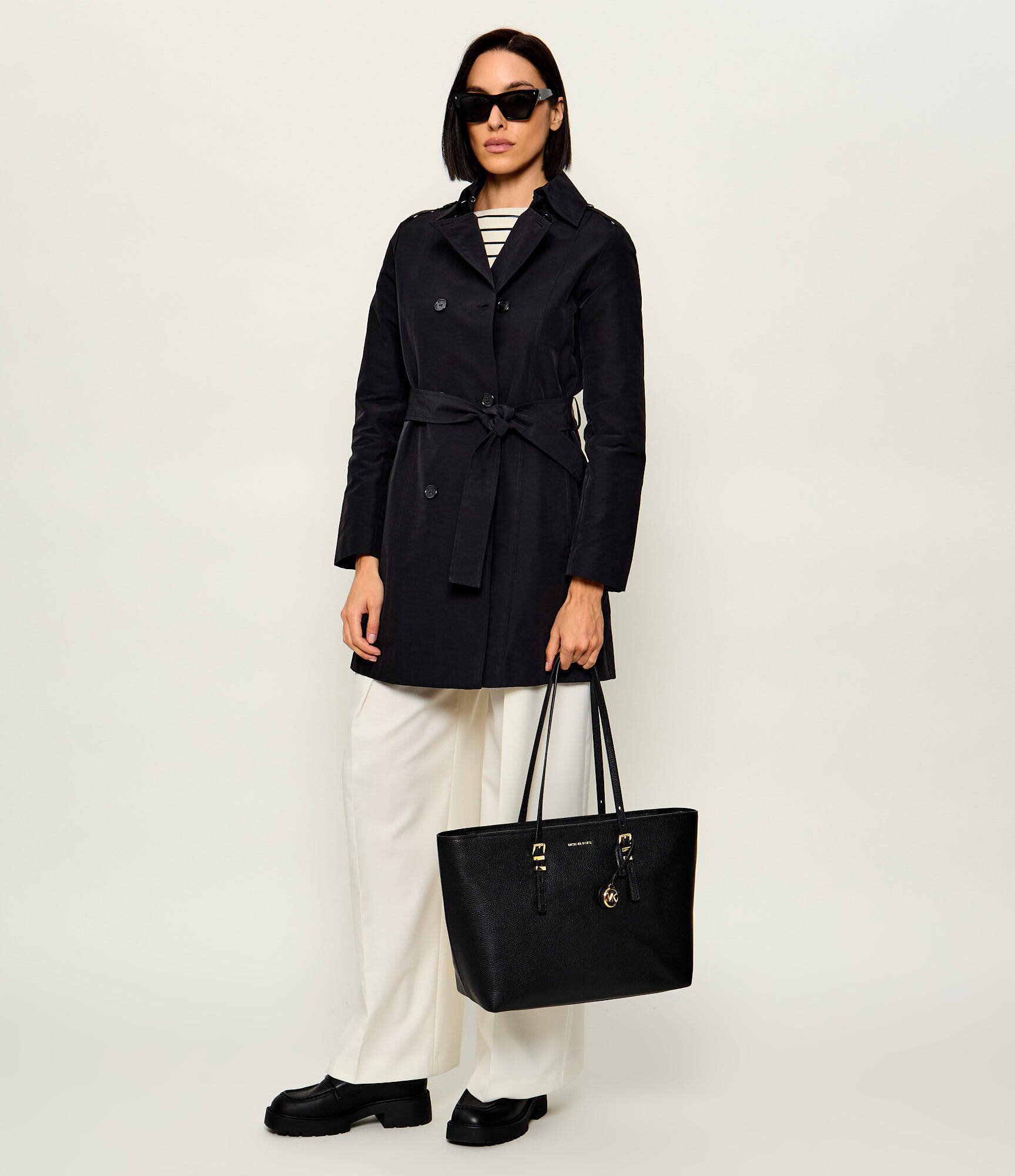Michael Kors De piele geantă shopper Quinn