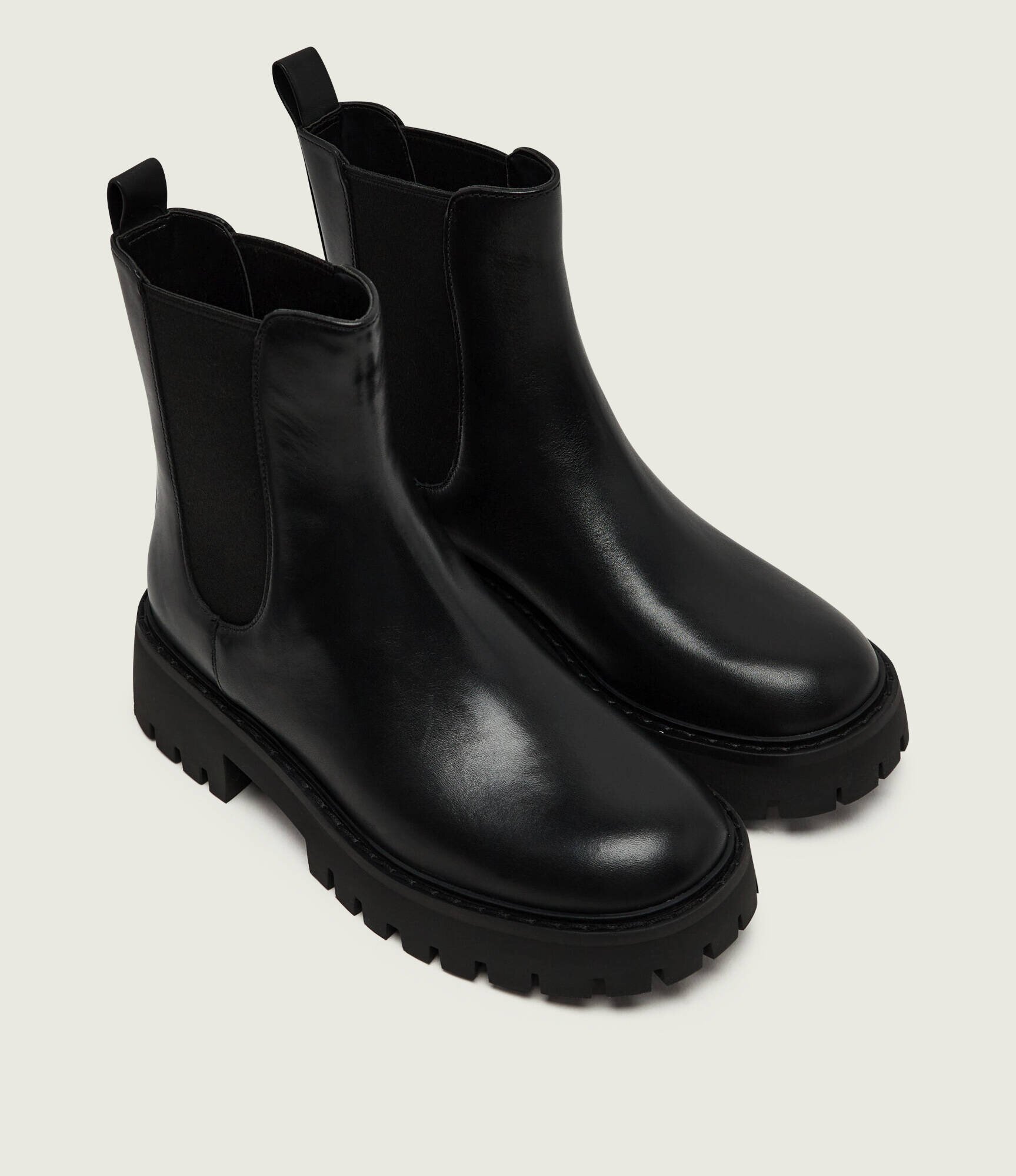 Michael Kors De piele ghete chelsea Asher