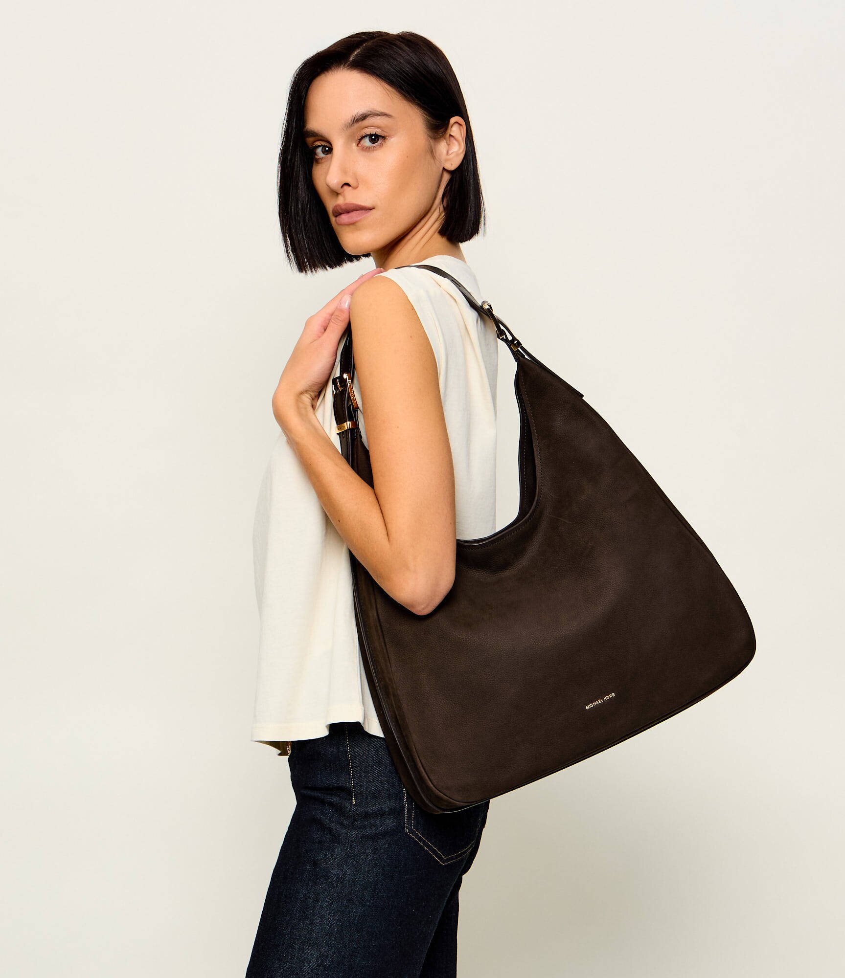 Michael Kors De piele hobo Nolita