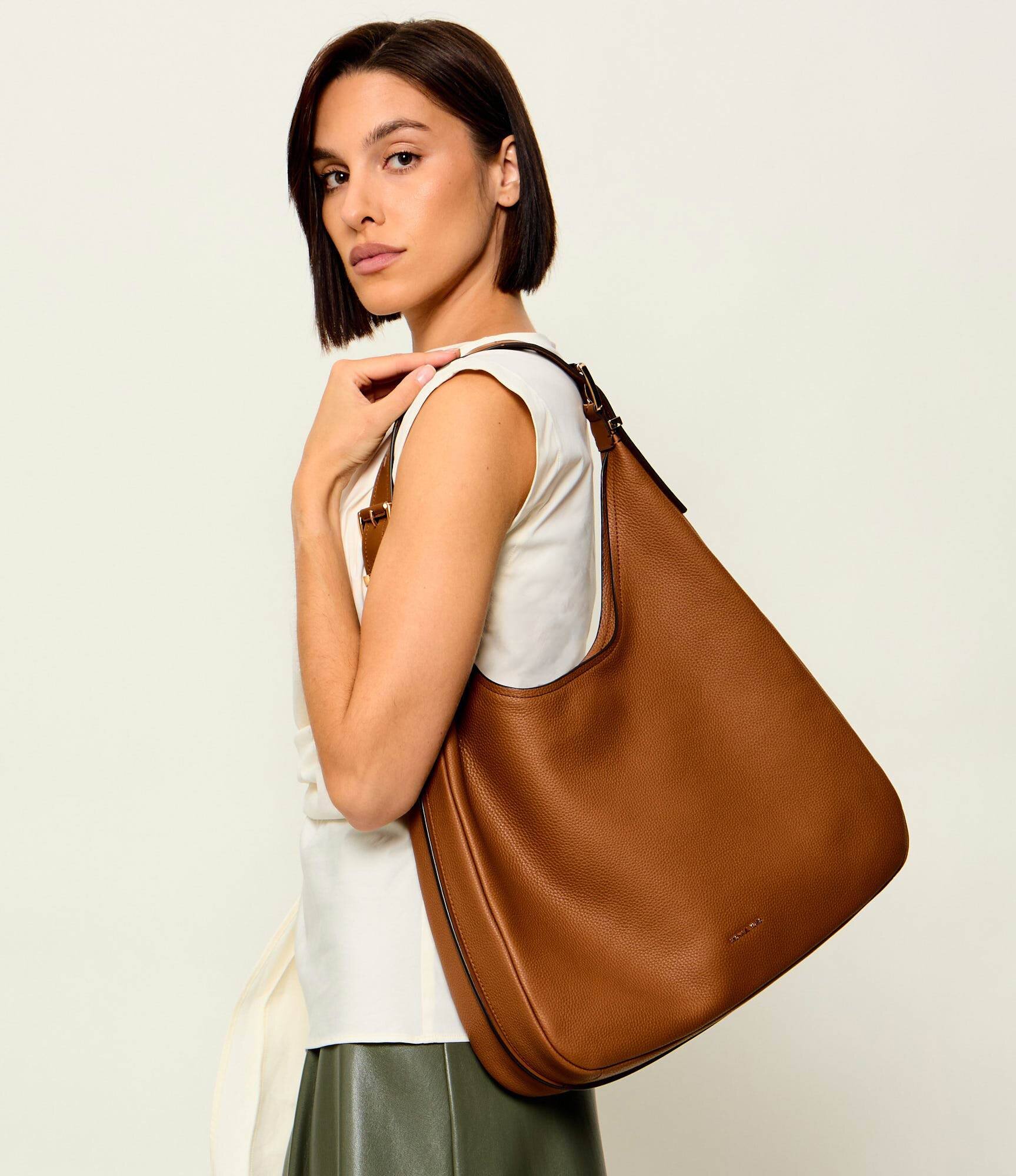 Michael Kors De piele hobo Nolita