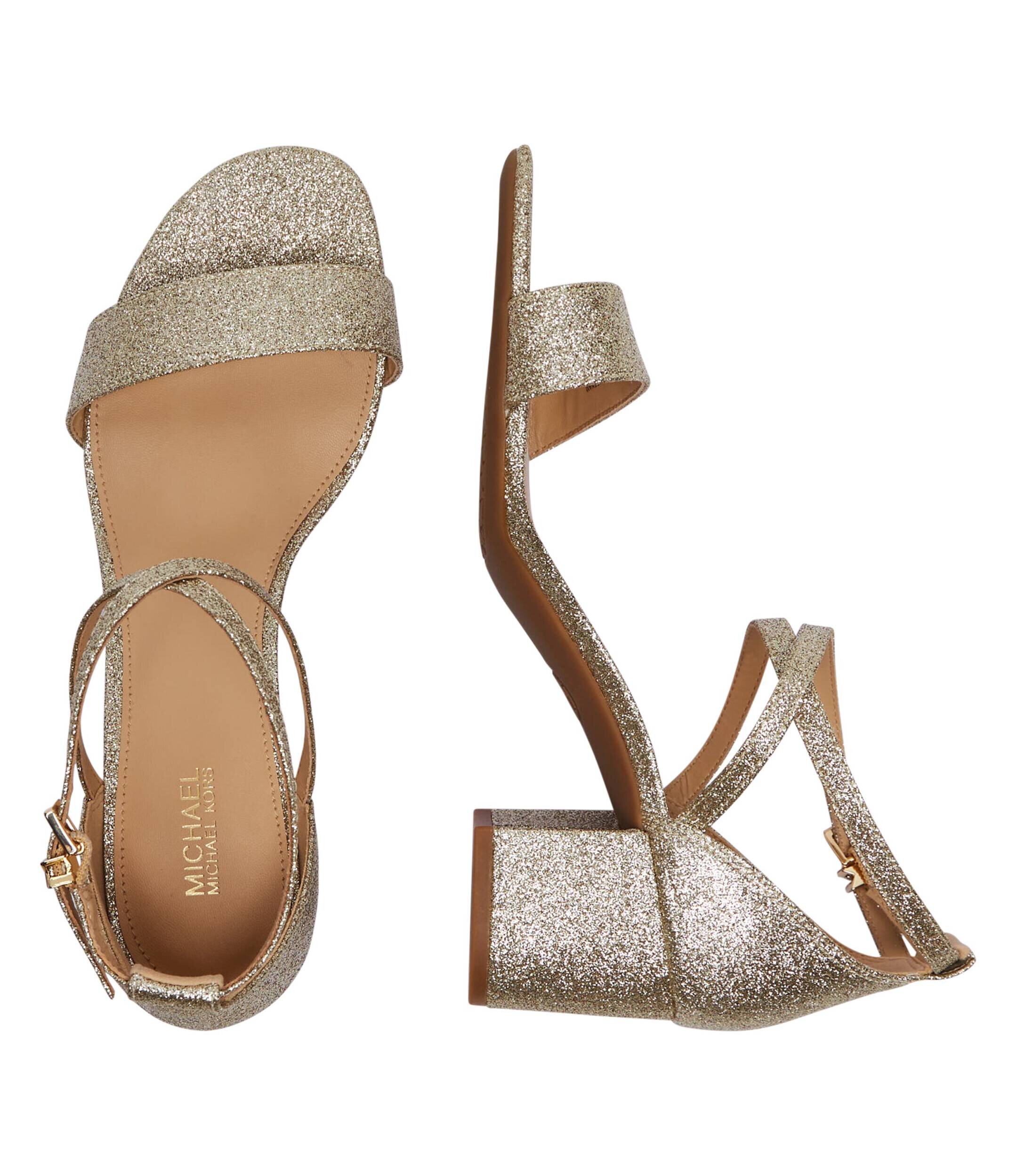 Michael Kors De piele sandale cu toc gros Serena