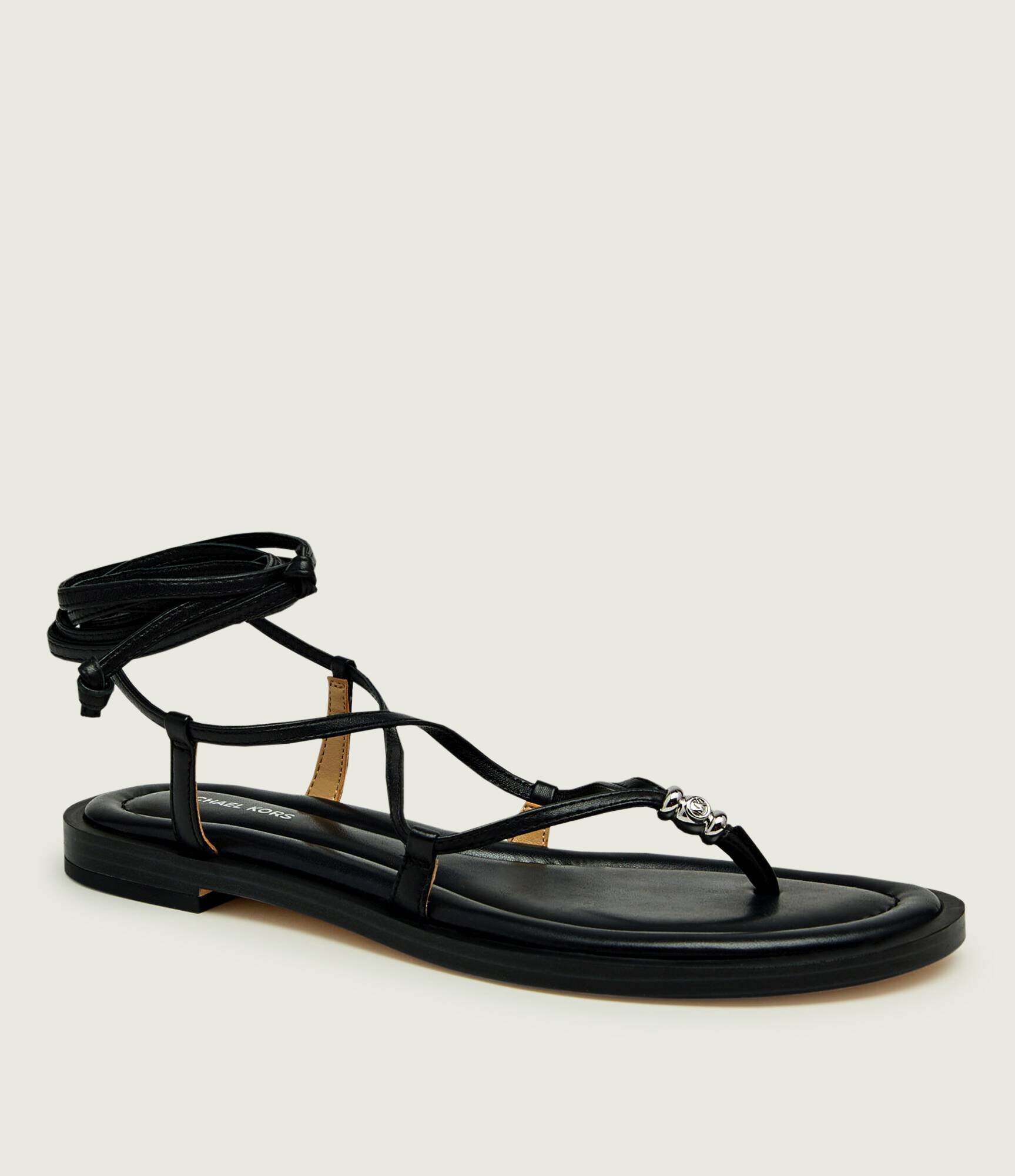 Michael Kors De piele sandale KHLOE