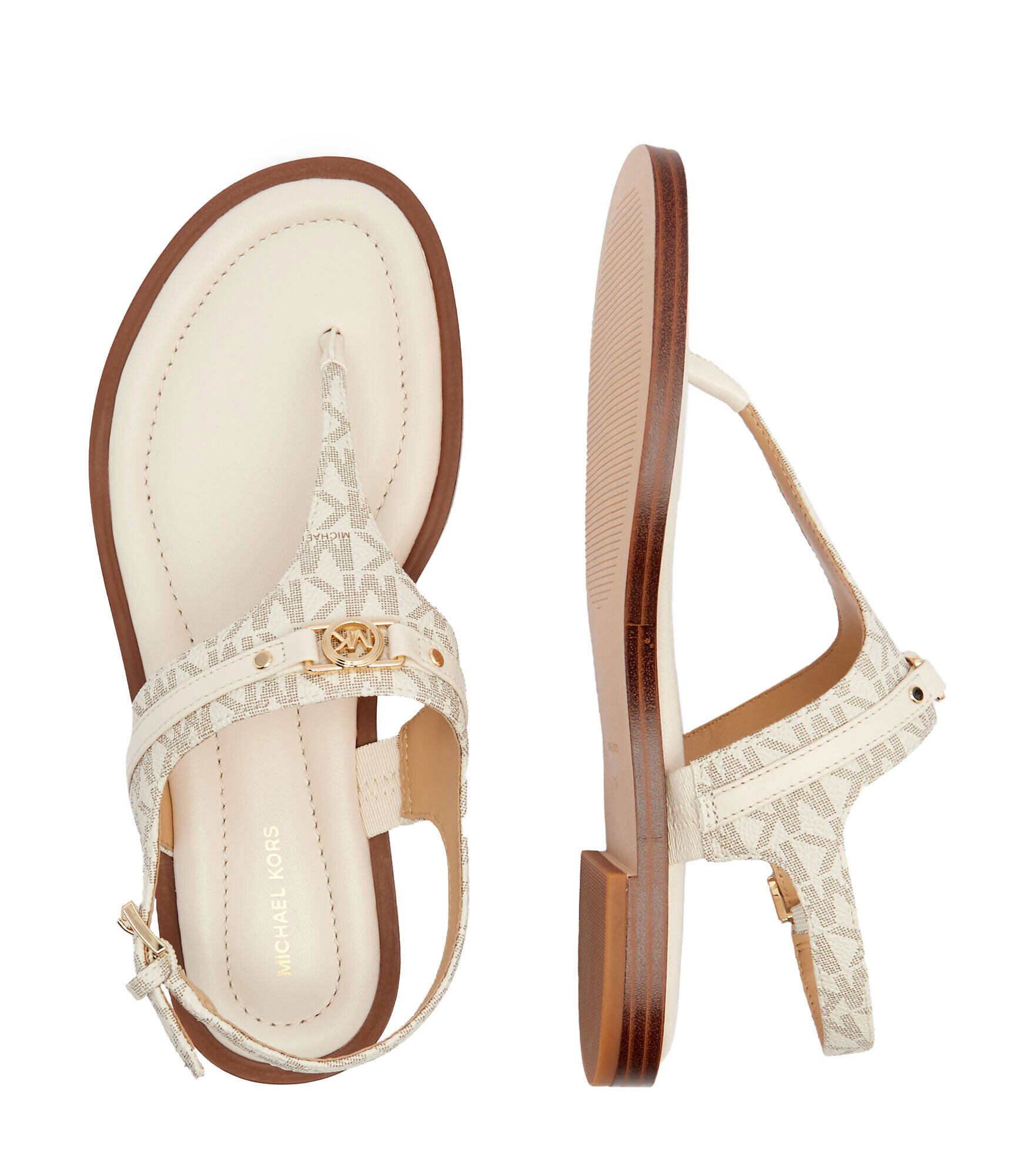 Michael Kors De piele sandale Mandy
