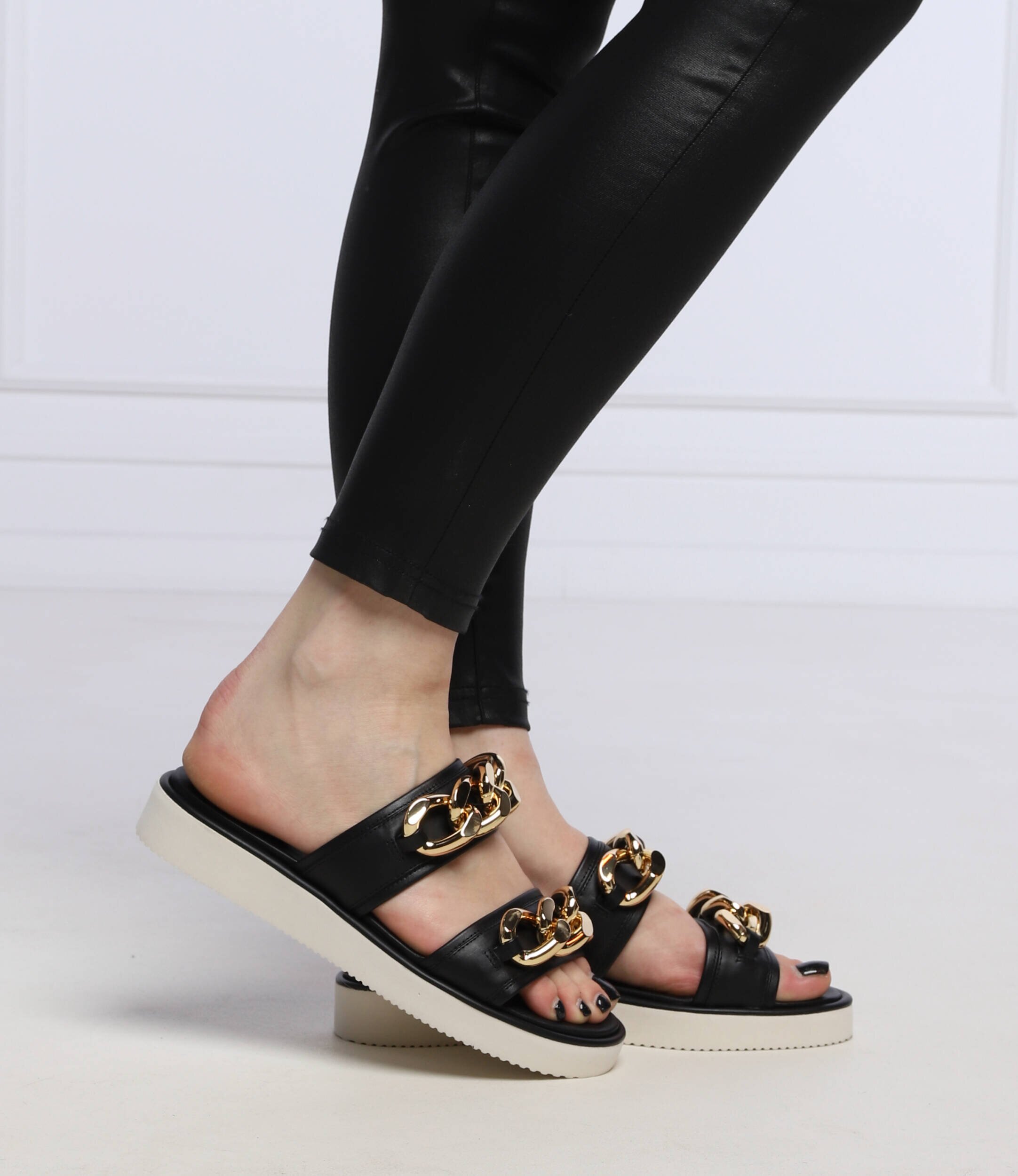 Michael Kors De piele șlapi Scarlett