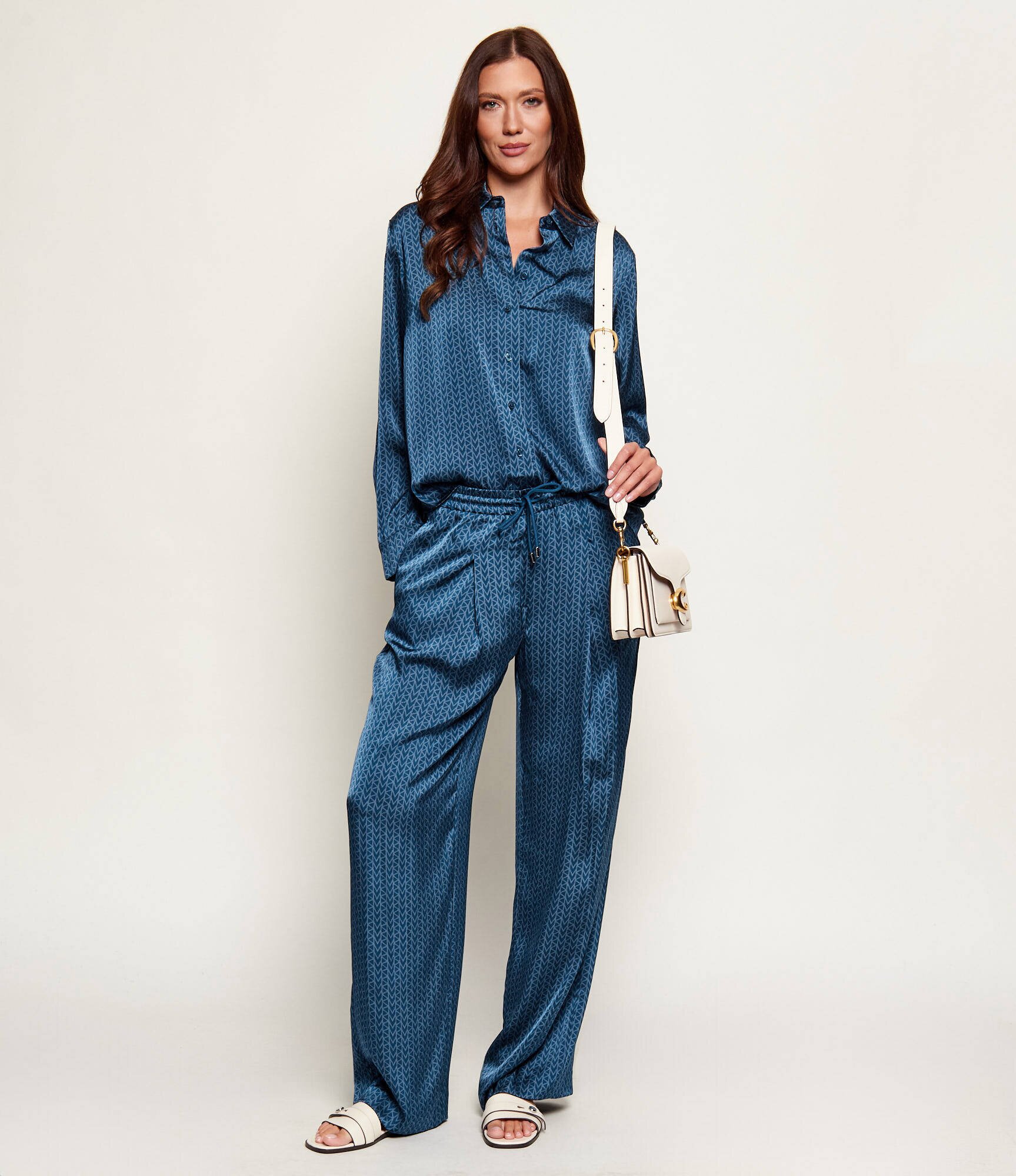 Michael Kors De satin cămașă MK2000 | Relaxed fit