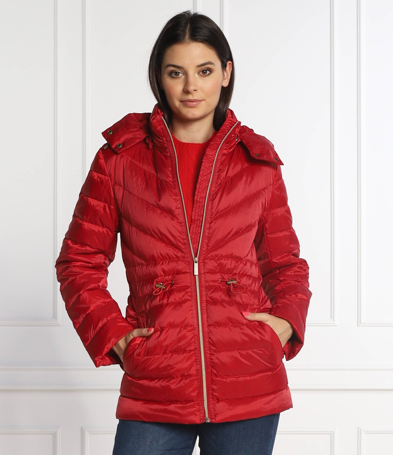 Michael Kors De satin geacă | Regular Fit