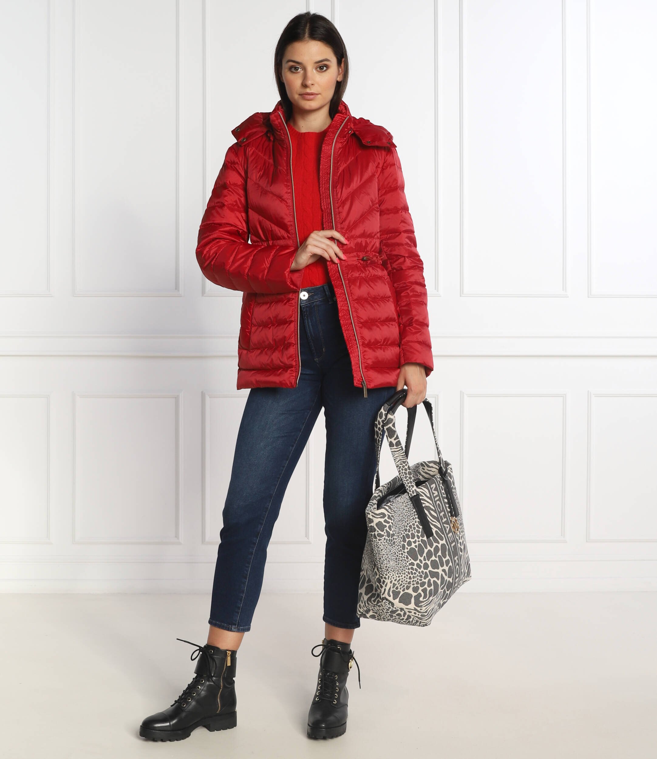 Michael Kors De satin geacă | Regular Fit