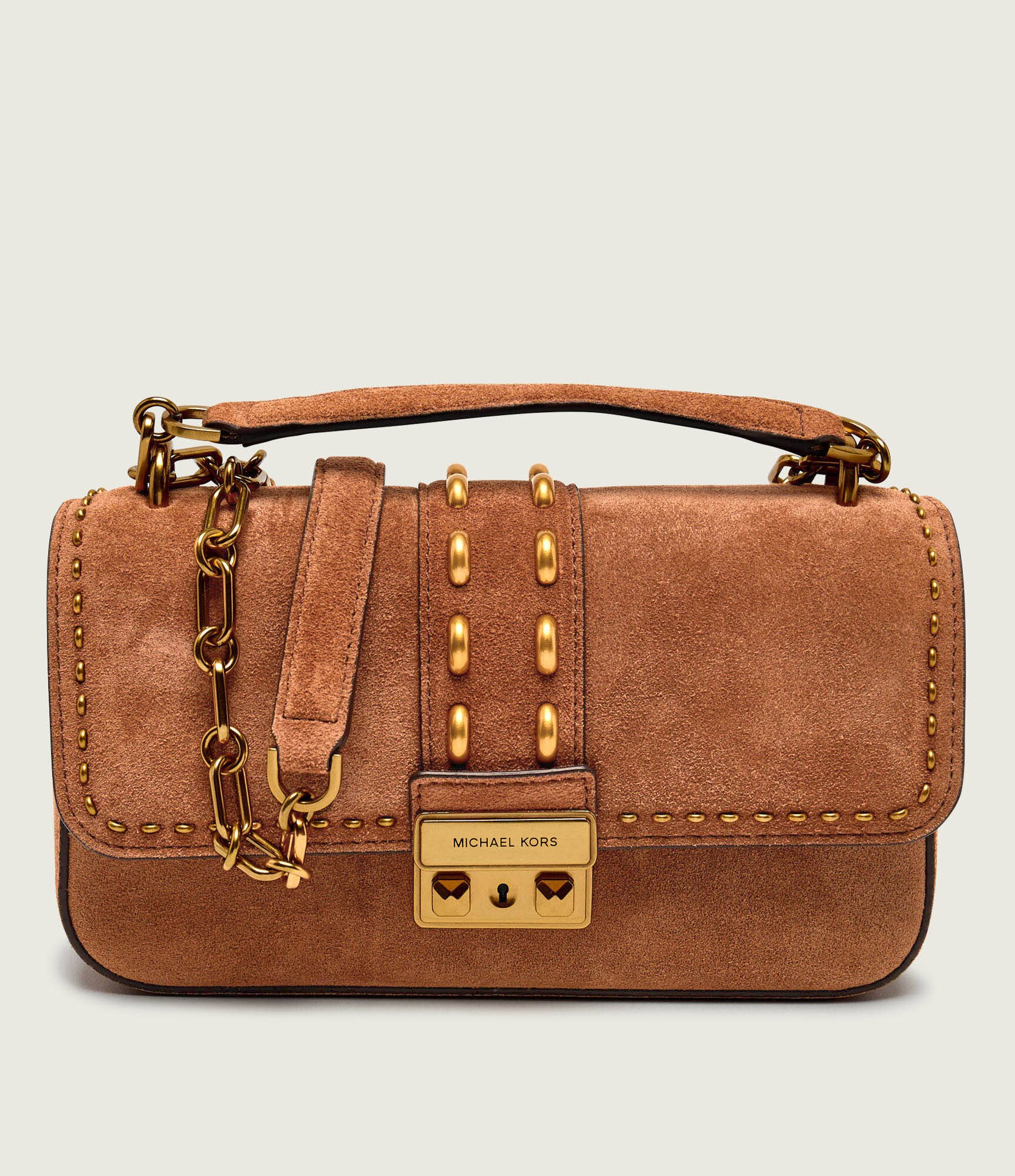 Michael Kors Geantă pe umăr Tribeca | piele întoarsă