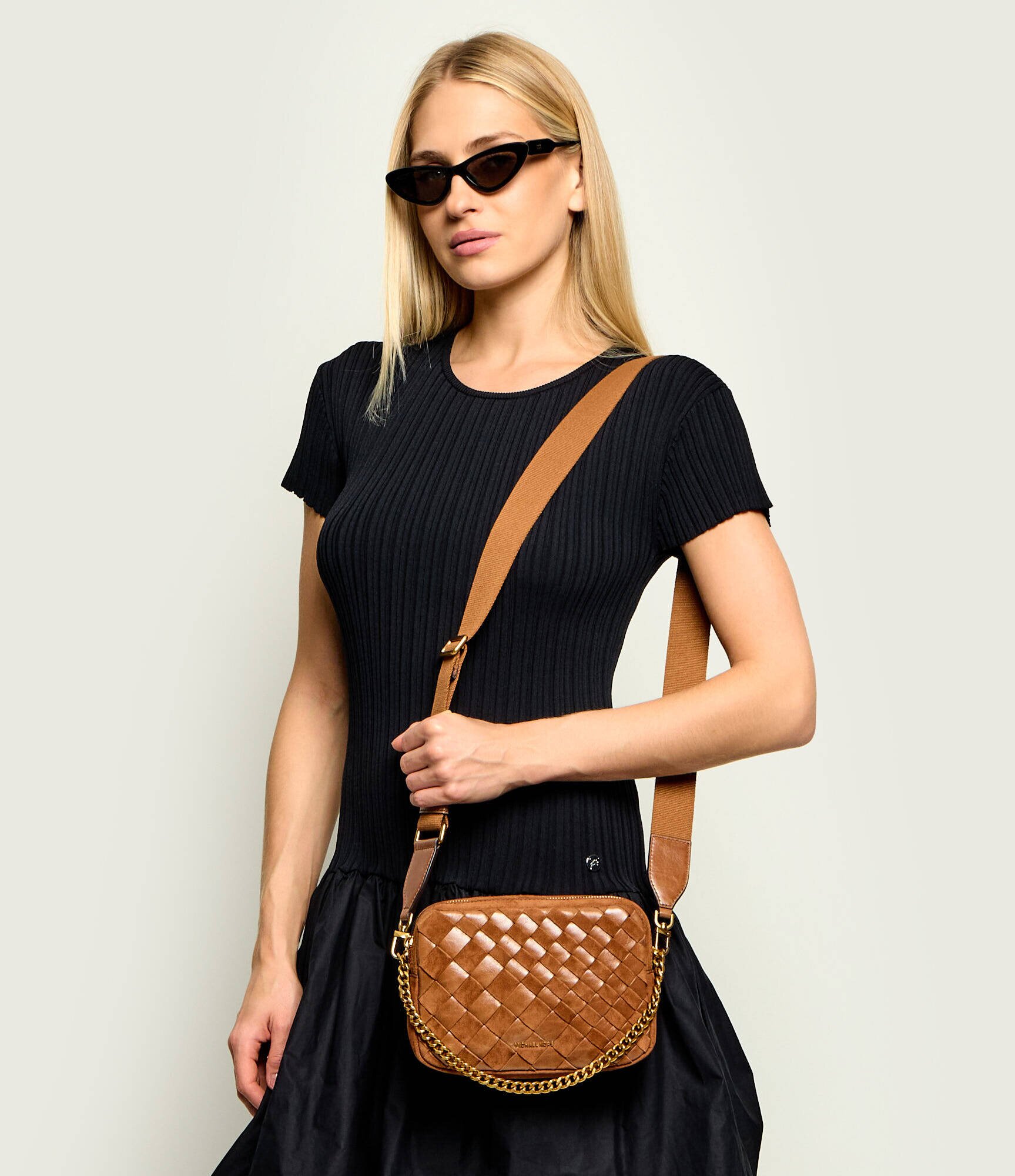 Michael Kors Geantă poștaș Bryant | zamsz cu adaos de piele