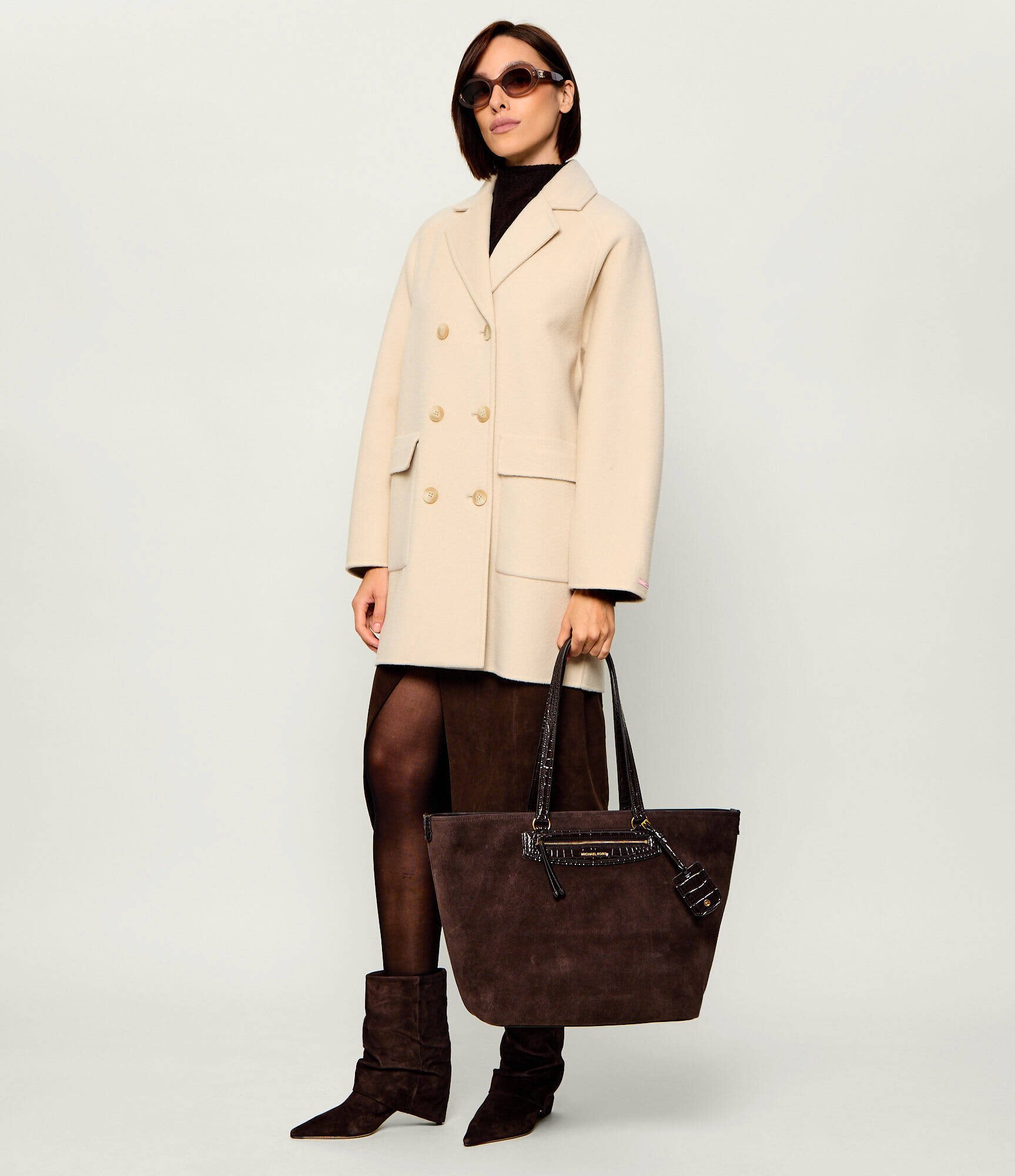 Michael Kors Geantă shopper Jet Set Travel | piele întoarsă