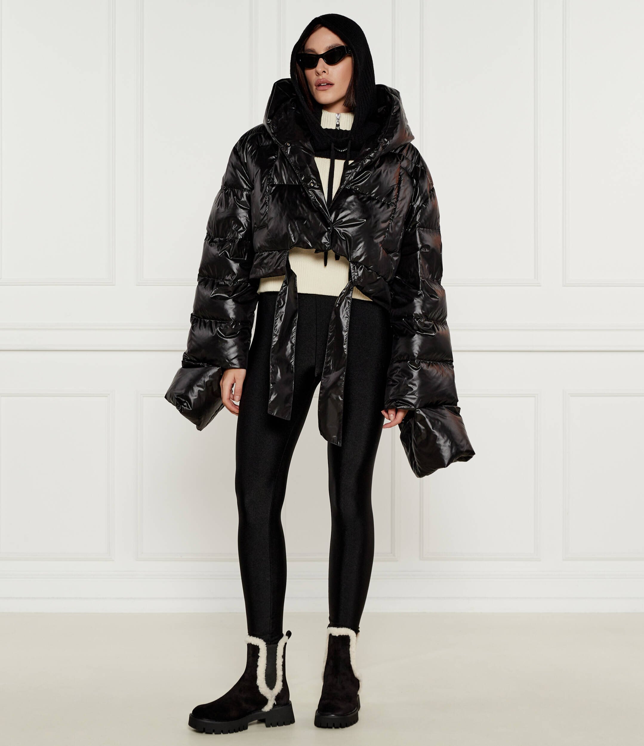 Michael Kors Ghete chelsea Asher | shearling | piele întoarsă