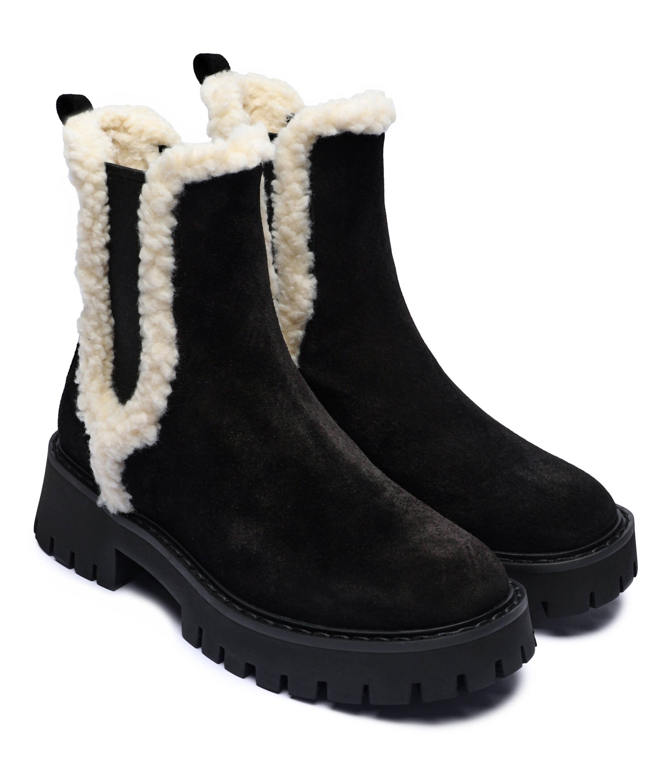Michael Kors Ghete chelsea Asher | shearling | piele întoarsă