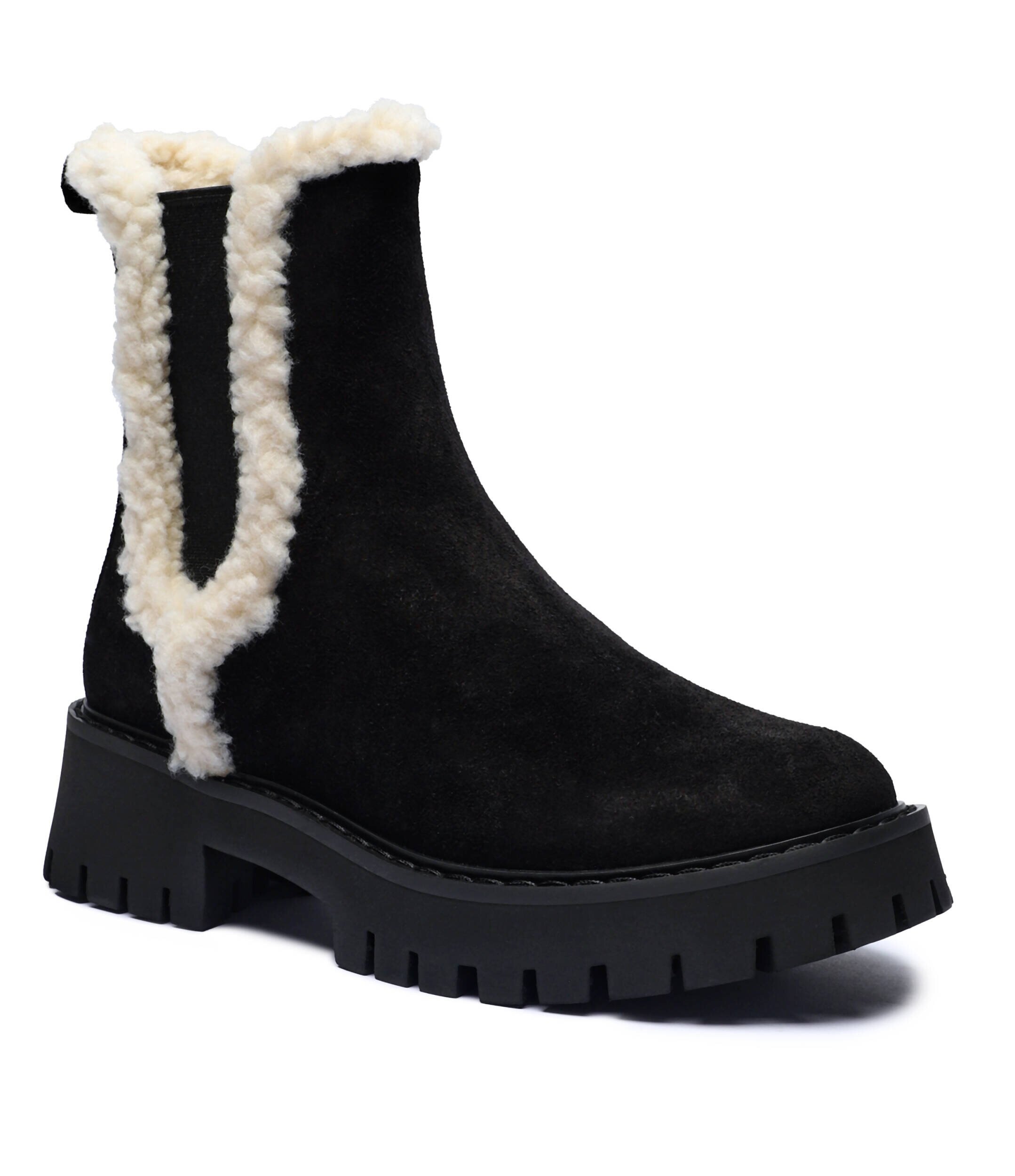 Michael Kors Ghete chelsea Asher | shearling | piele întoarsă