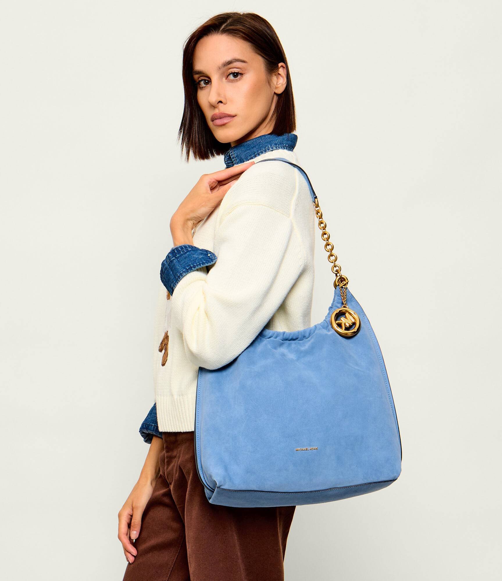 Michael Kors Hobo Lillie| piele întoarsă