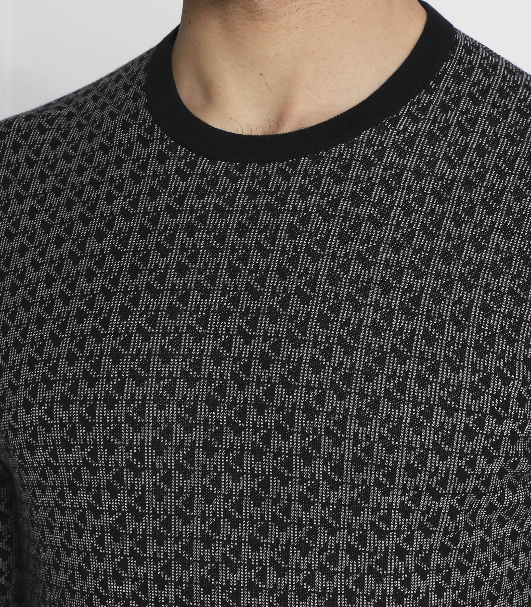 Michael Kors Pulover MICRO SIGNATURE | Slim Fit