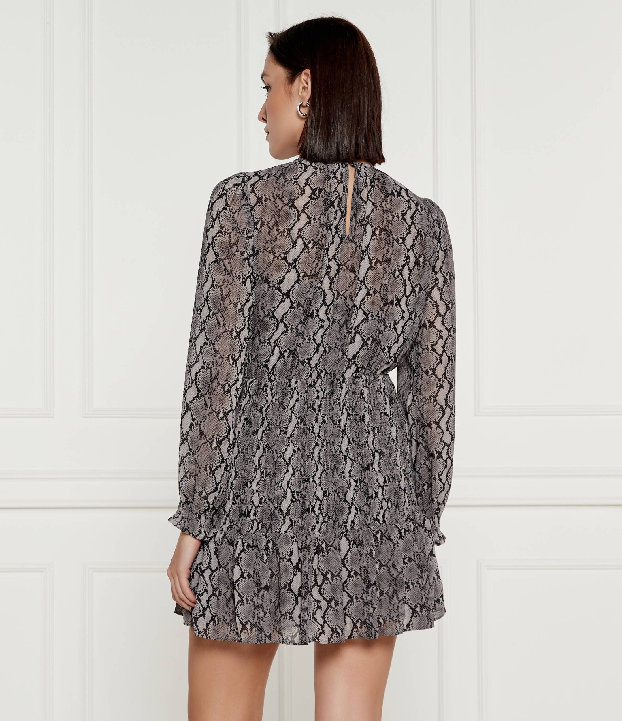 Michael Kors Rochie LS MOCK