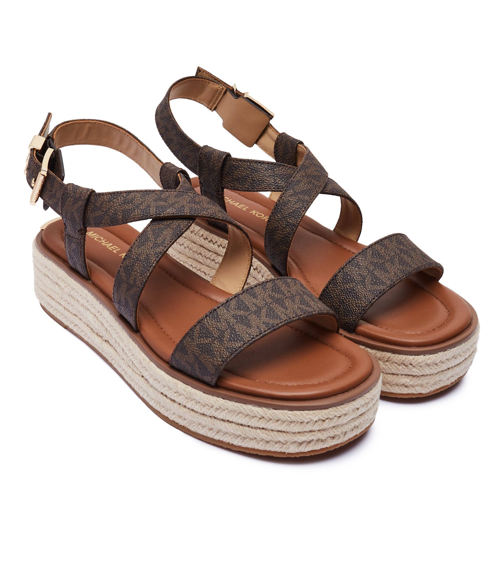 Michael Kors Sandale Lynn cu adaos de piele