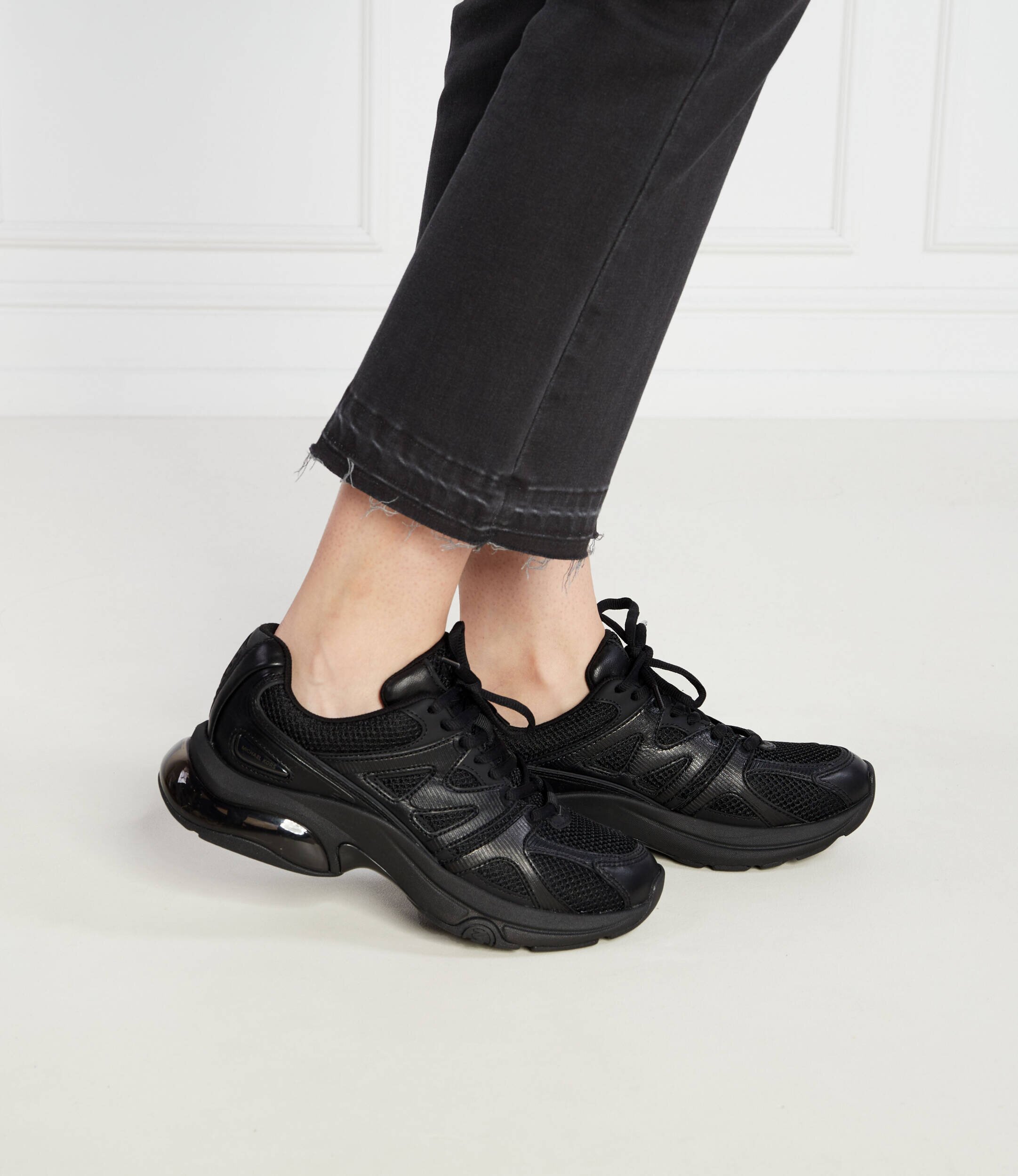 Michael Kors Sneakers cu adaos de piele