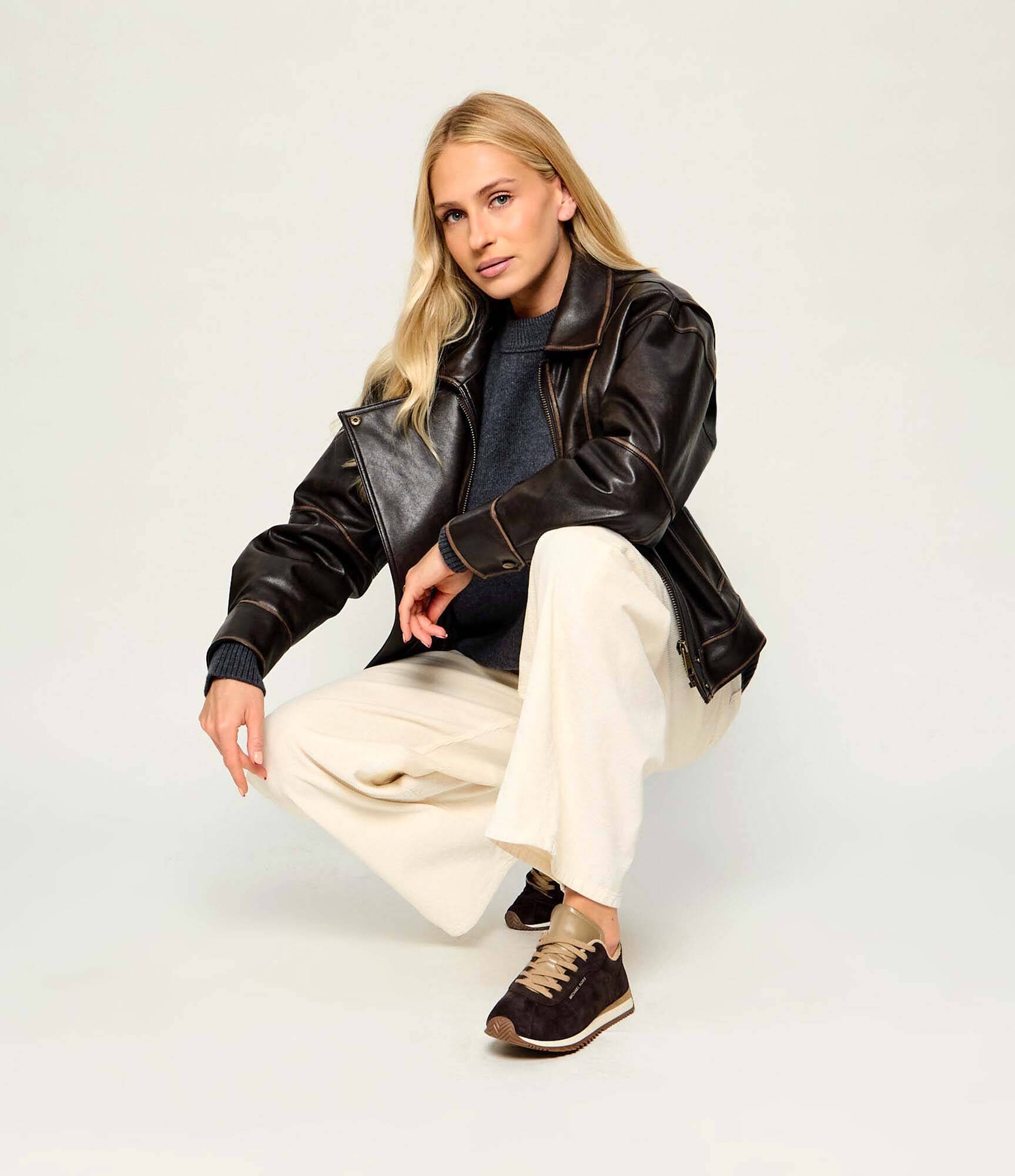 Michael Kors Sneakers Rhodes | piele întoarsă