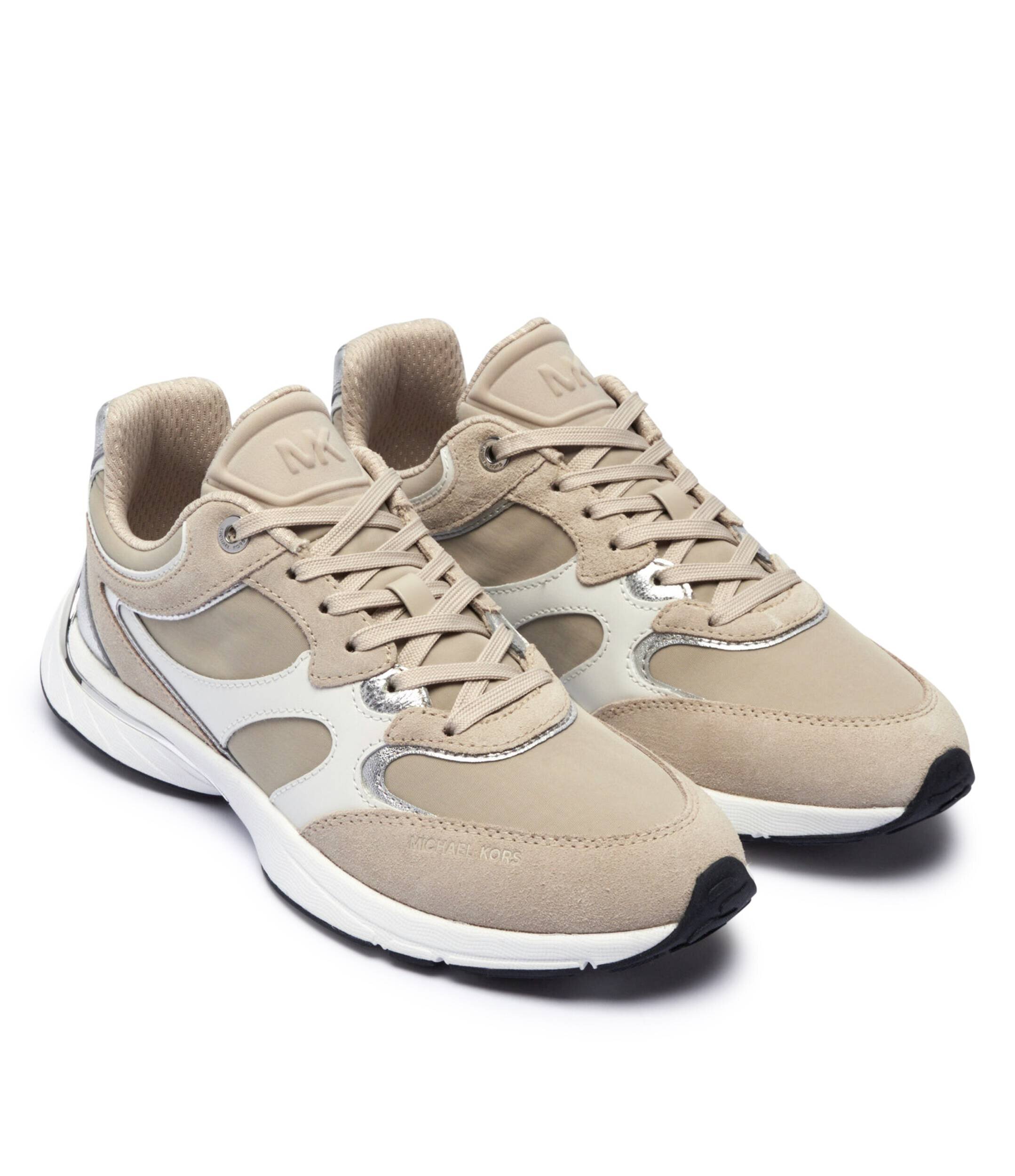 Michael Kors Sneakers Riley cu adaos de piele