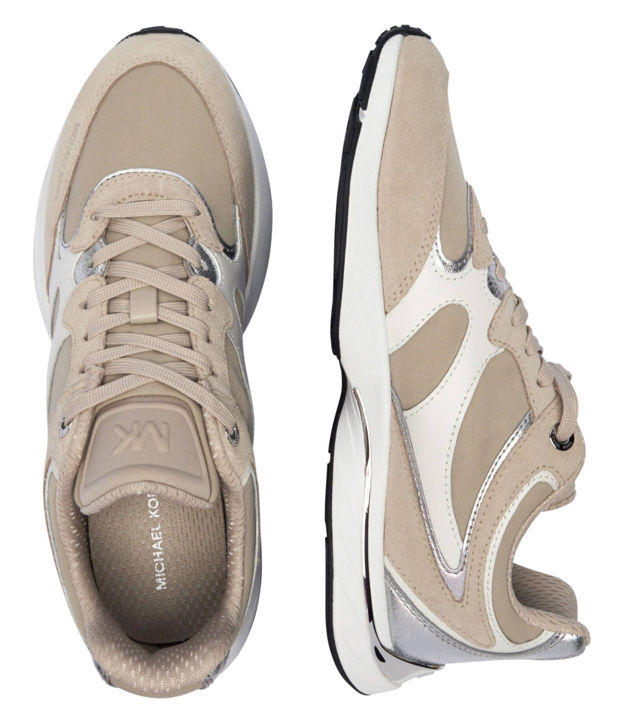 Michael Kors Sneakers Riley cu adaos de piele