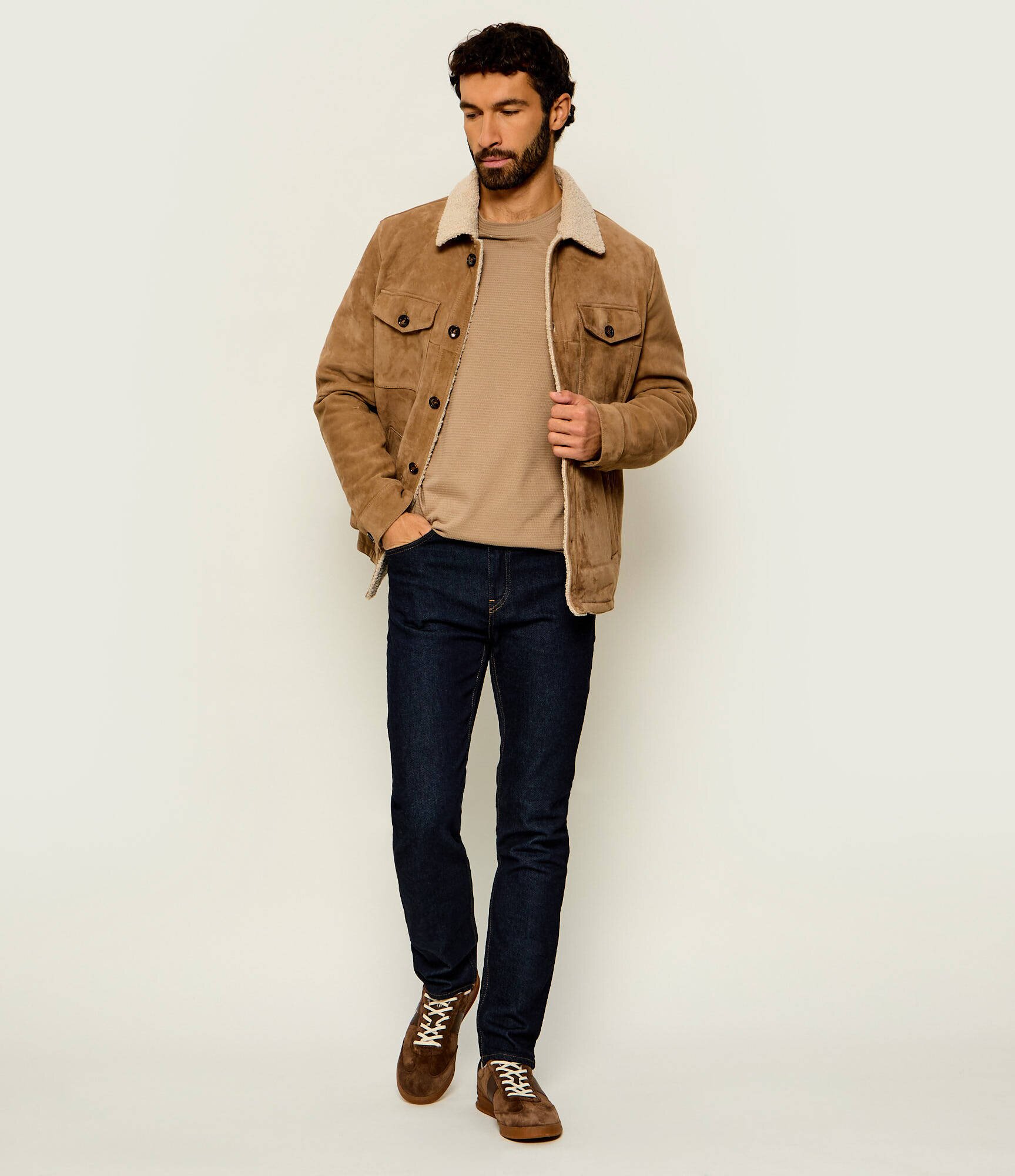 Milestone De piele cojoc Palermo | regular fit | shearling