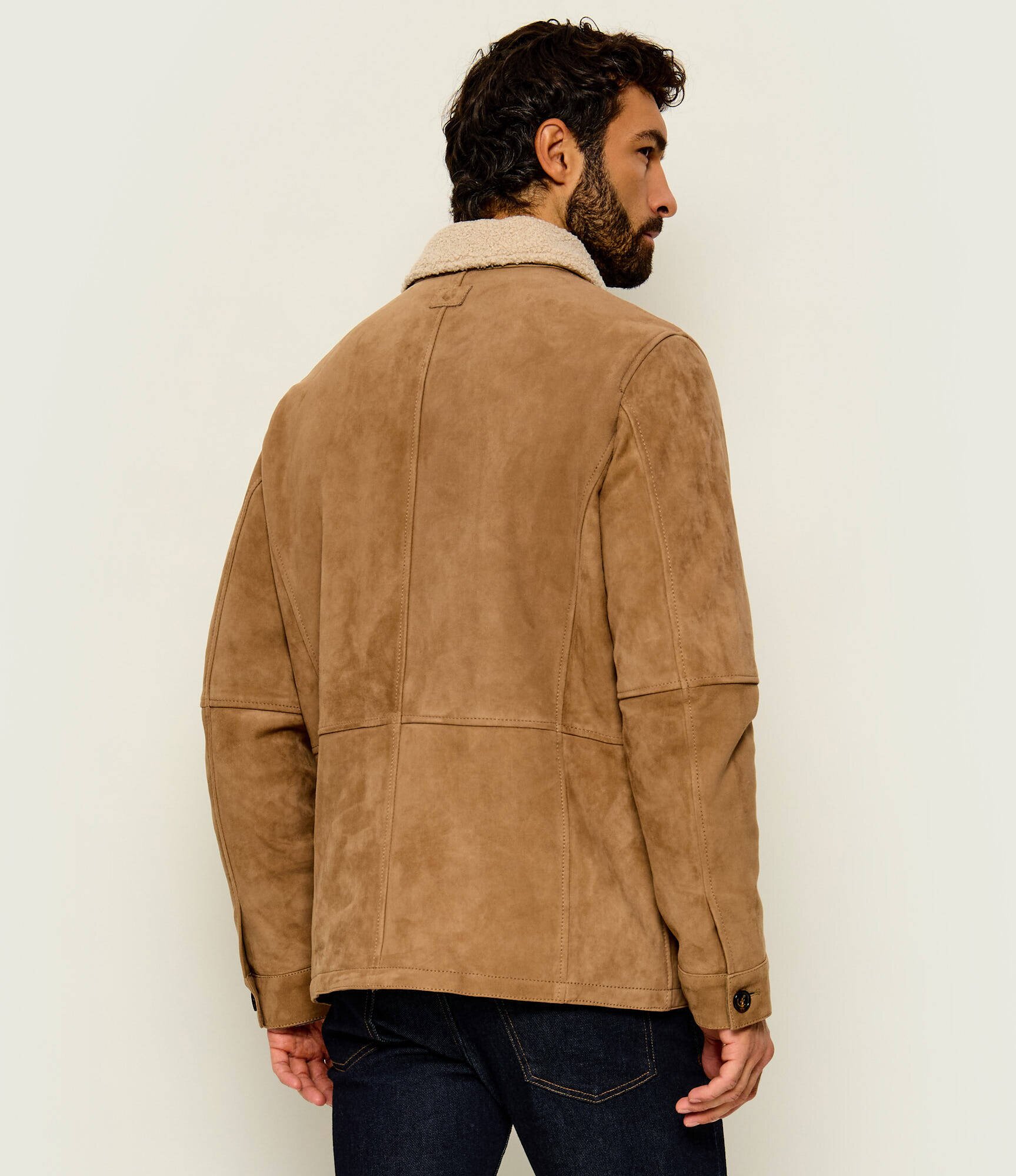 Milestone De piele cojoc Palermo | regular fit | shearling