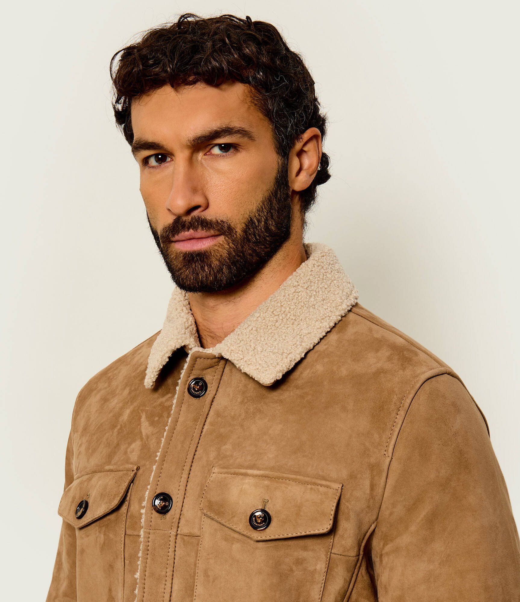 Milestone De piele cojoc Palermo | regular fit | shearling