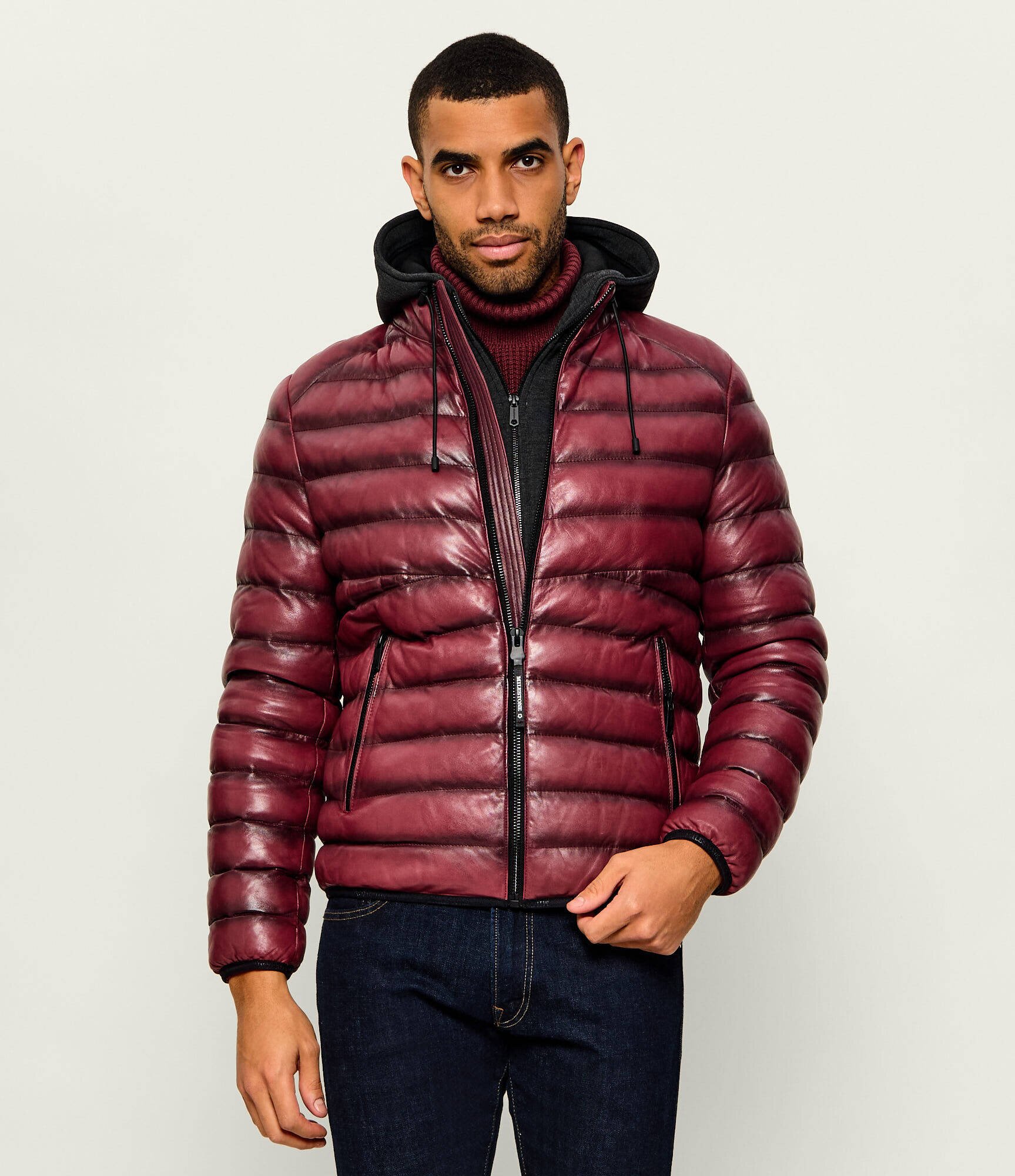 Milestone Geacă de piele 2w1 MSHarvey | regular fit