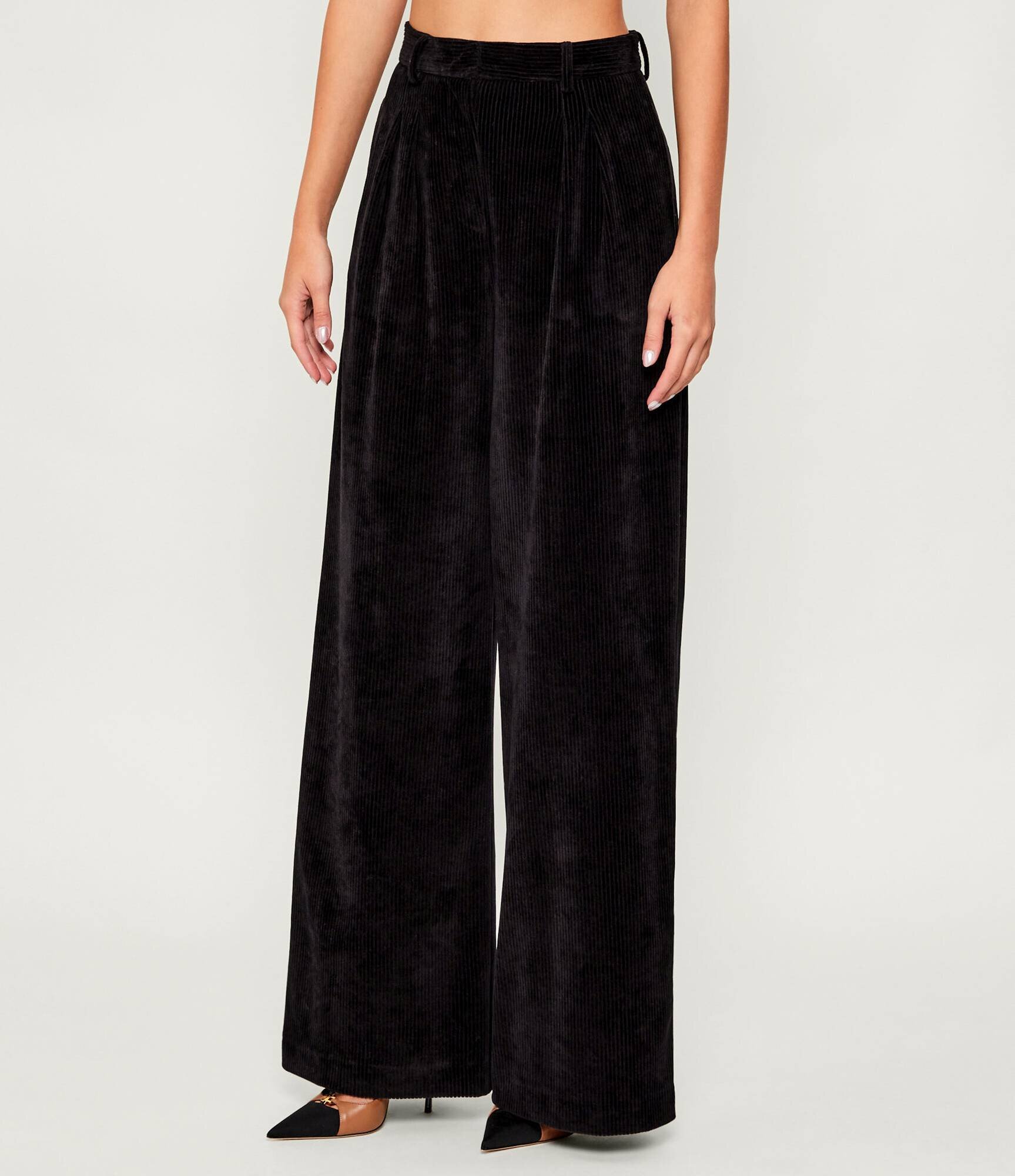MM Pantaloni HENRY | flare fit | catifea reiată