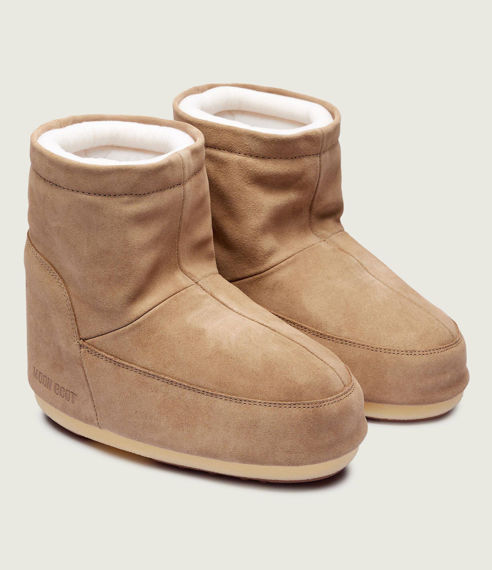 Moon Boot Bocanci ICON LOW | piele întoarsă
