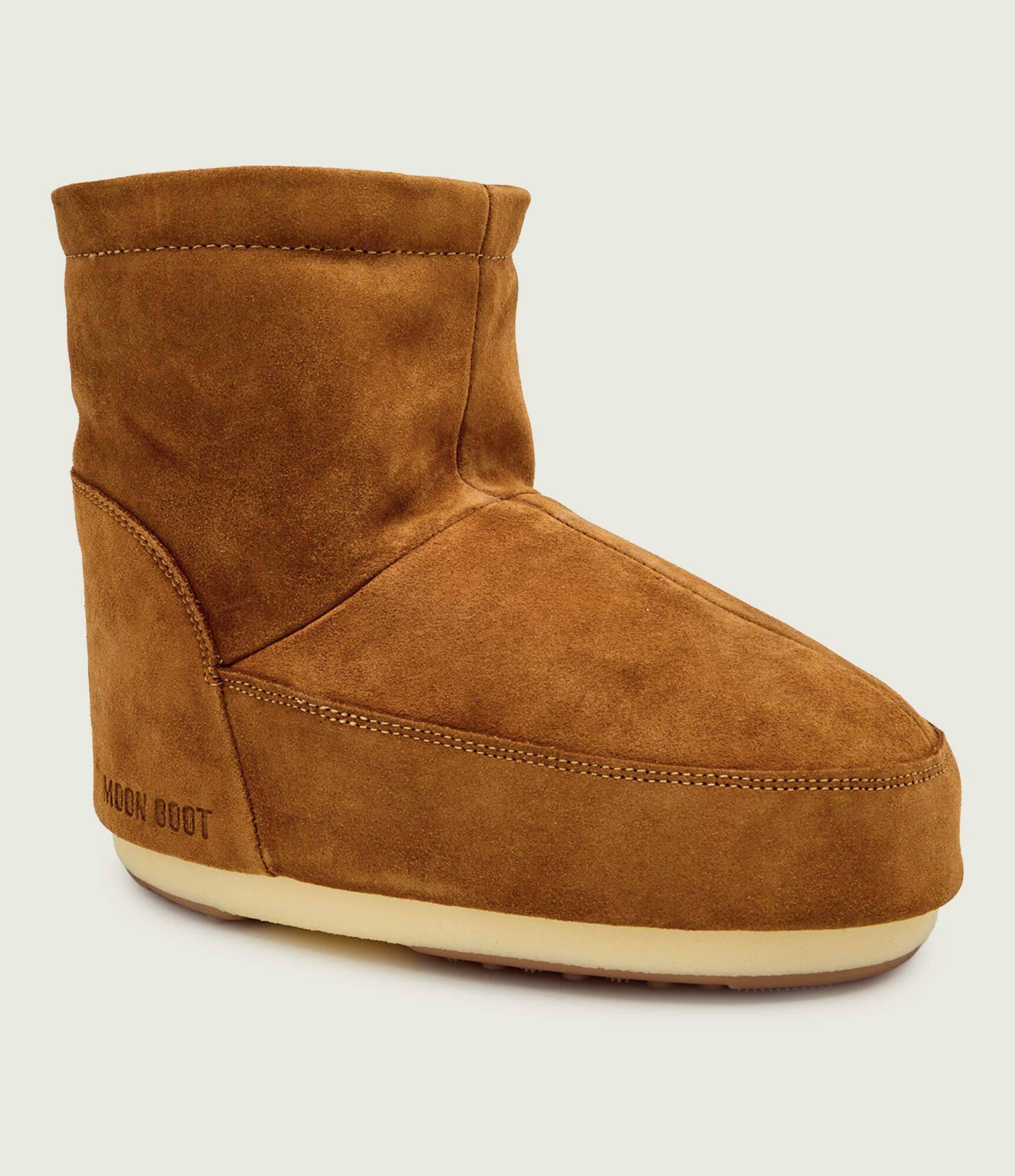 Moon Boot Bocanci ICON LOW | piele întoarsă