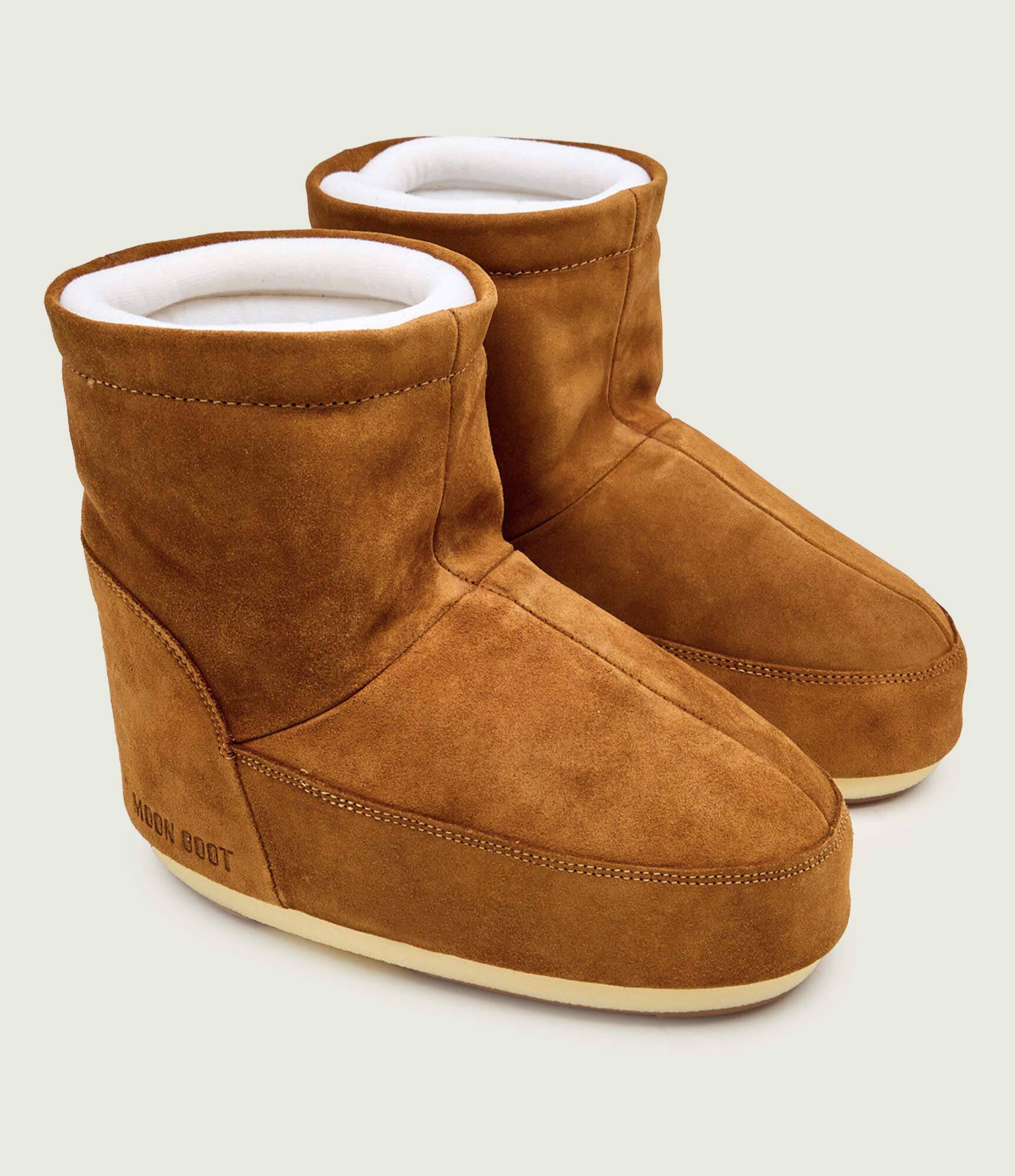 Moon Boot Bocanci ICON LOW | piele întoarsă