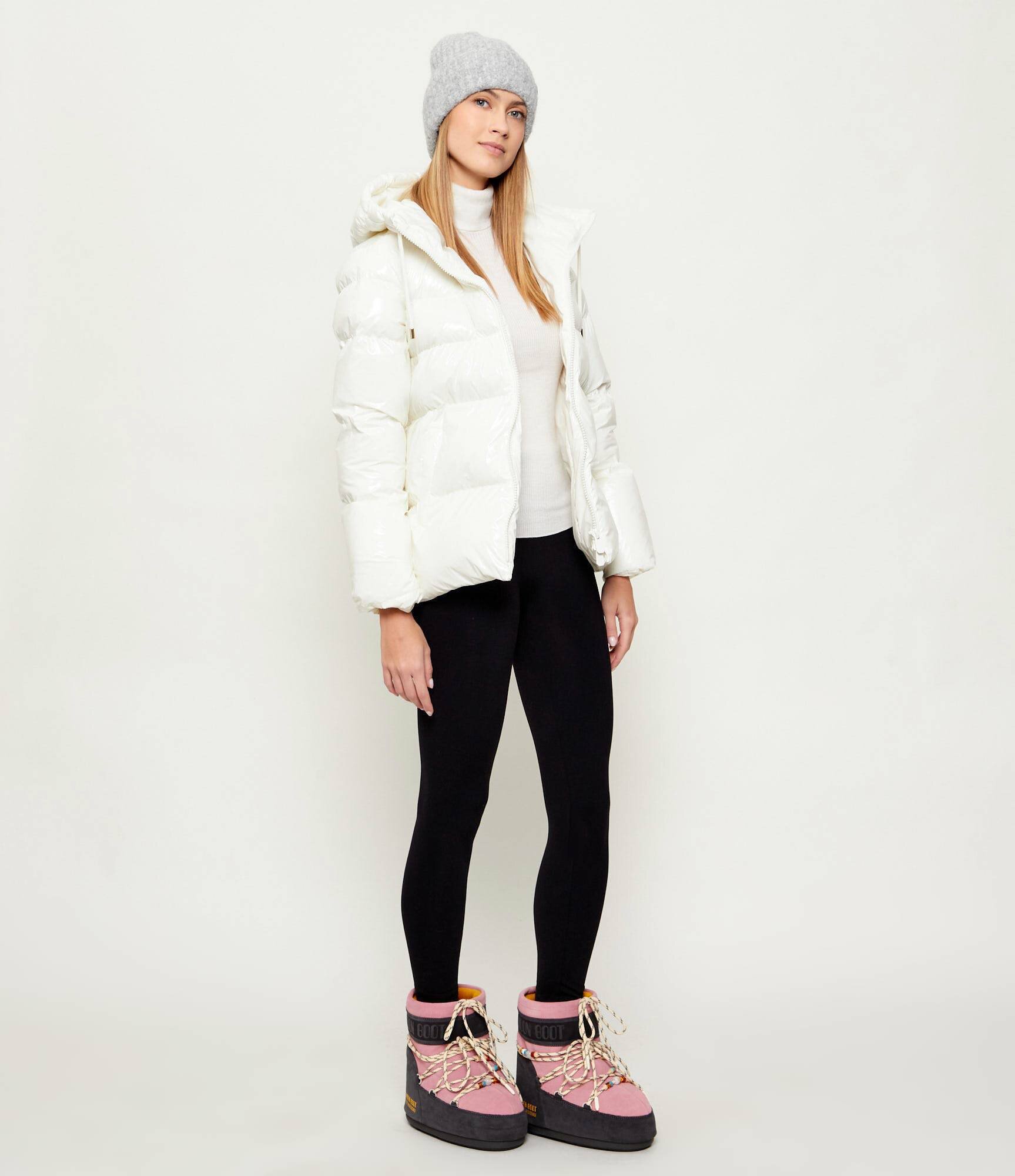 Moon Boot Bocanci ICON LOW SUEDE BEADS | X Guest in Residence | piele întoarsă