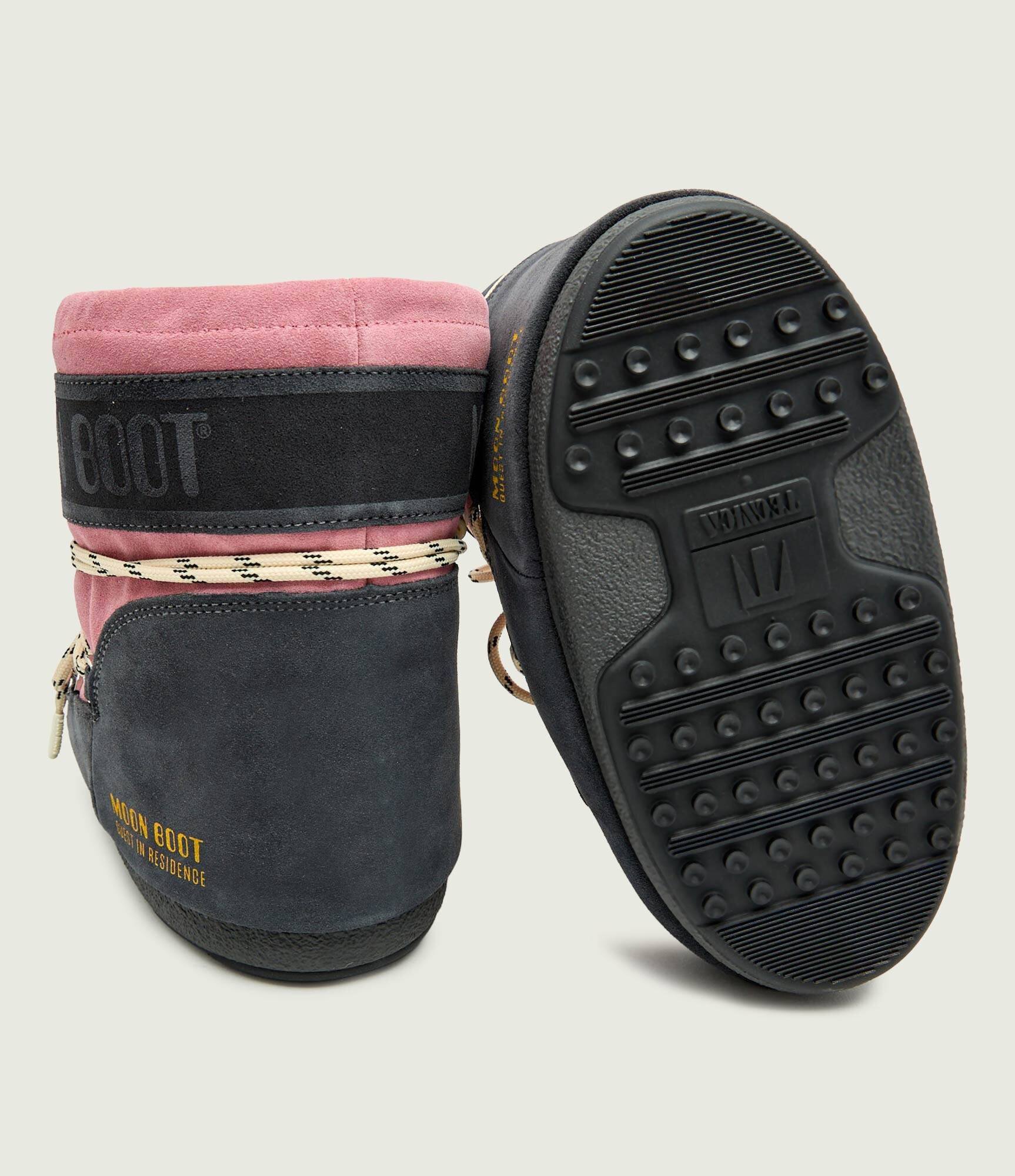 Moon Boot Bocanci ICON LOW SUEDE BEADS | X Guest in Residence | piele întoarsă
