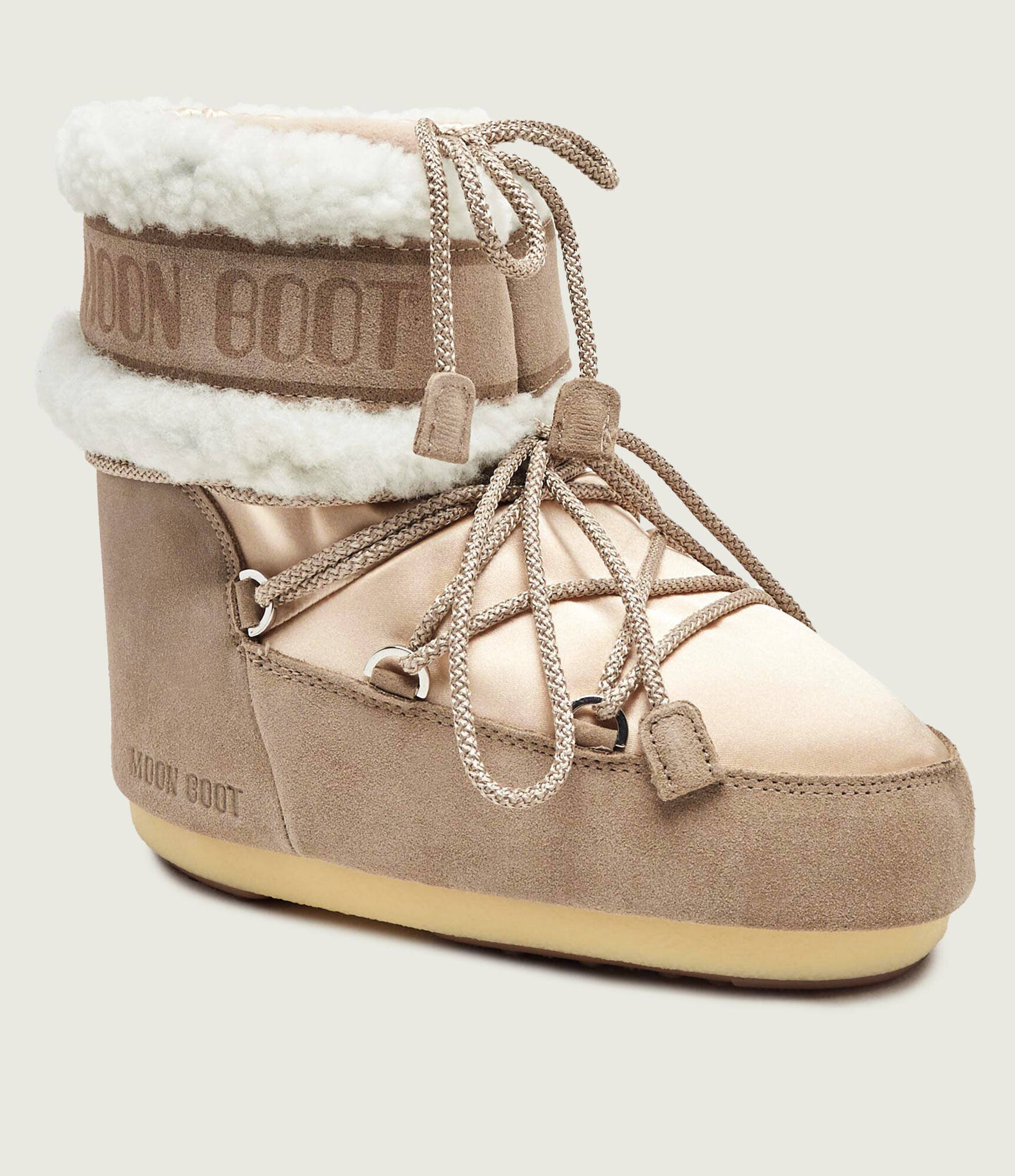 Moon Boot Bocanci MB Icon Low Pearly Plus | shearling | zamsz