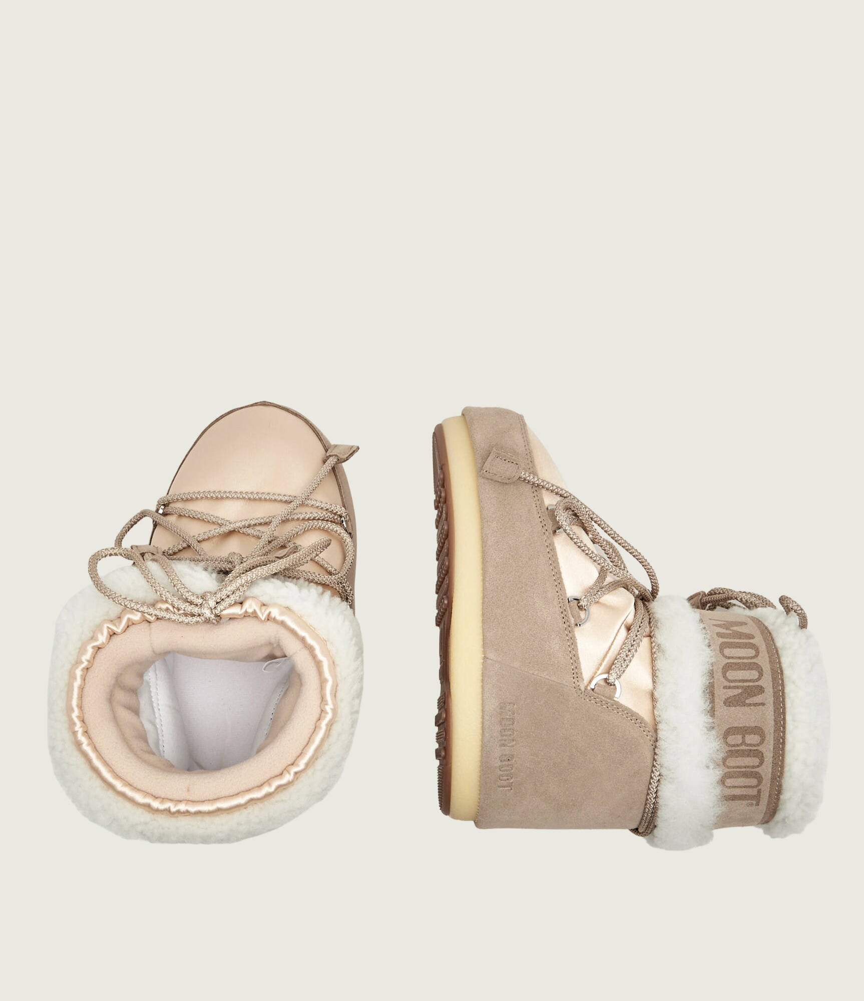 Moon Boot Bocanci MB Icon Low Pearly Plus | shearling | zamsz