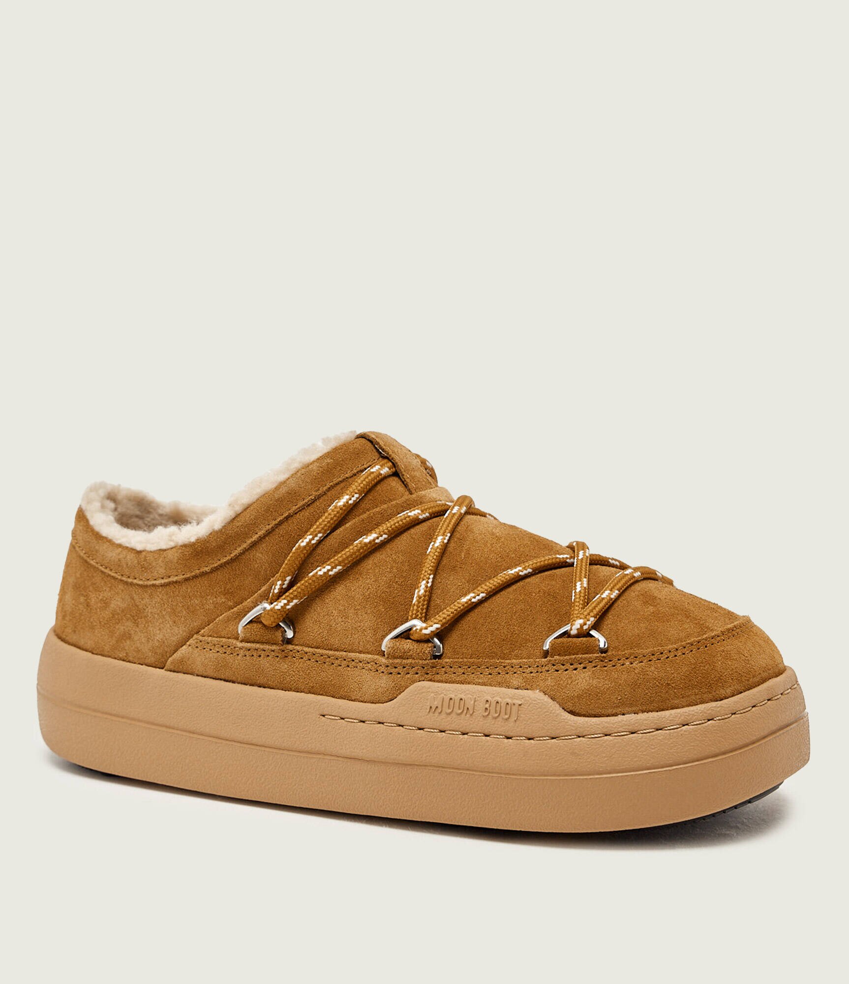 Moon Boot Bocanci PARK SLIPPER | piele întoarsă | shearling