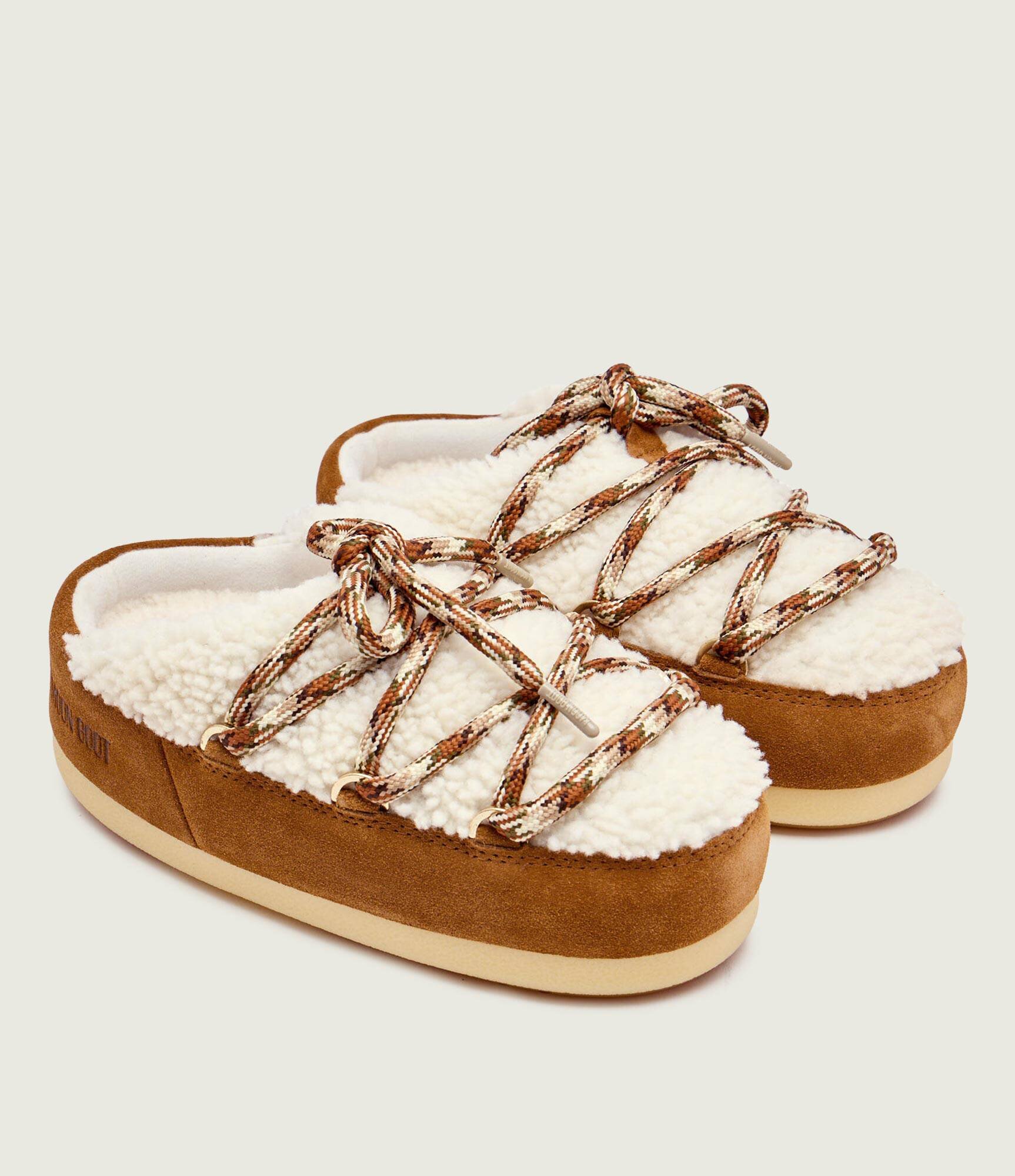 Moon Boot Căptușite mules (încălțăminte) EVX |zamsz |z dodatkiem wełny | shearling