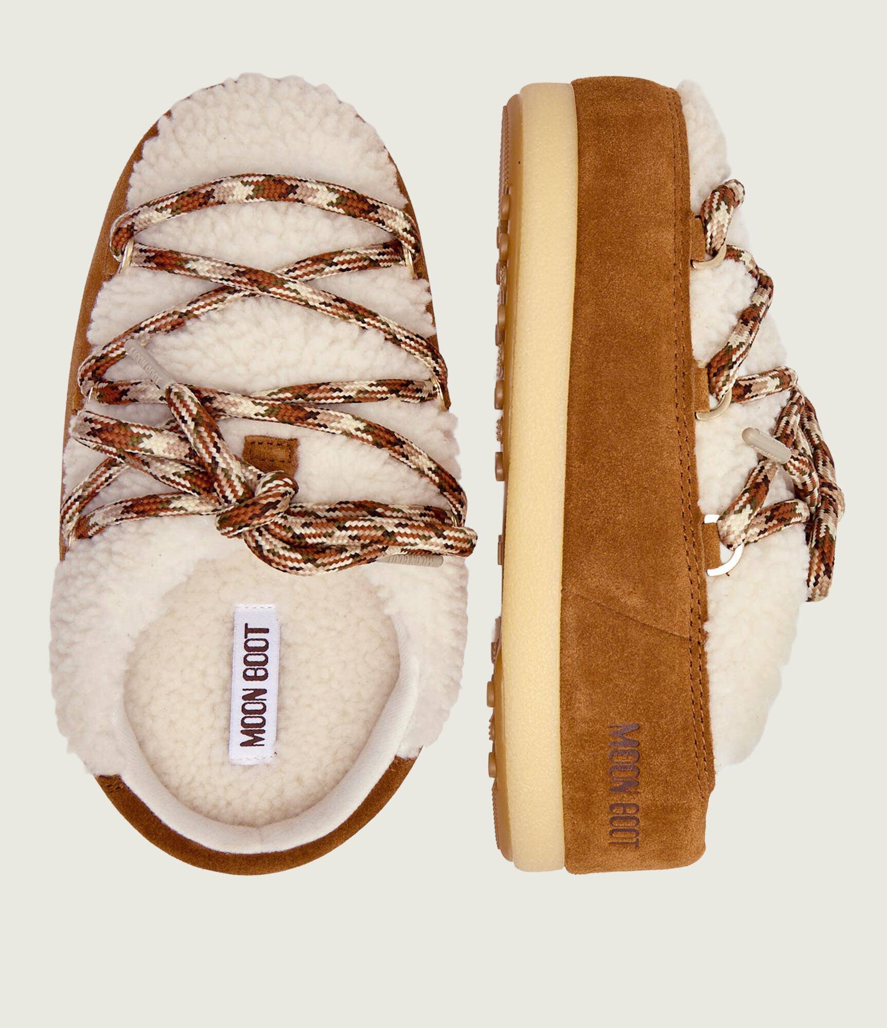Moon Boot Căptușite mules (încălțăminte) EVX |zamsz |z dodatkiem wełny | shearling