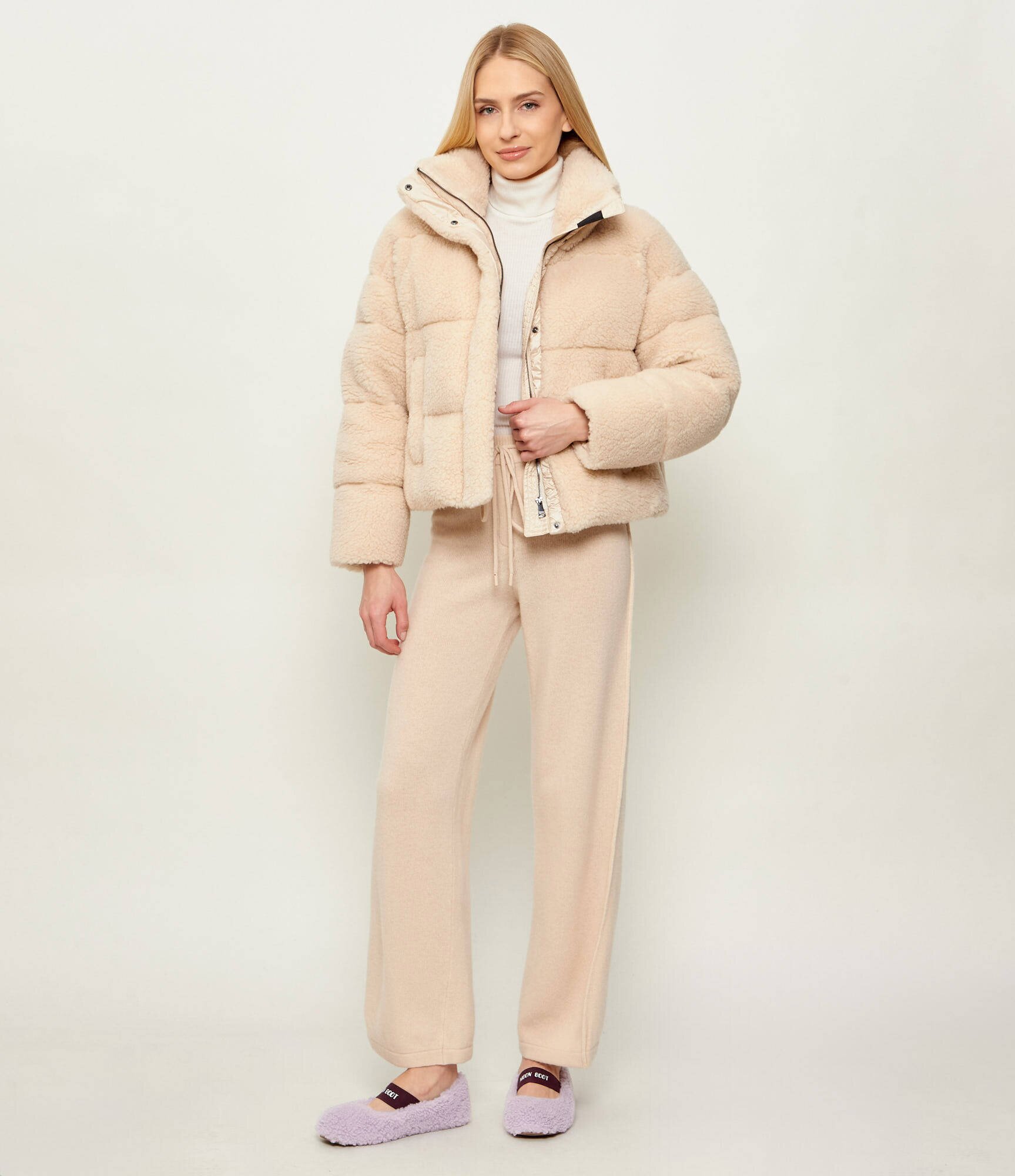 Moon Boot De lână balerini Mary Jane | shearling