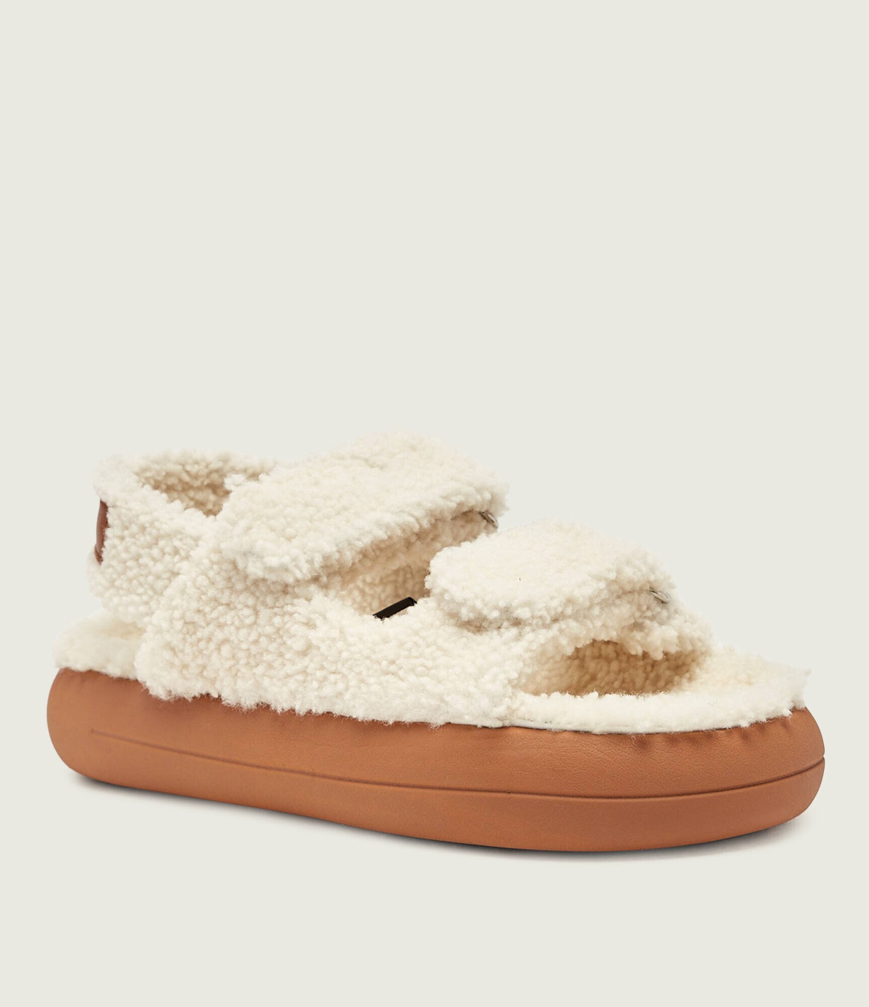 Moon Boot De lână sandale | shearling