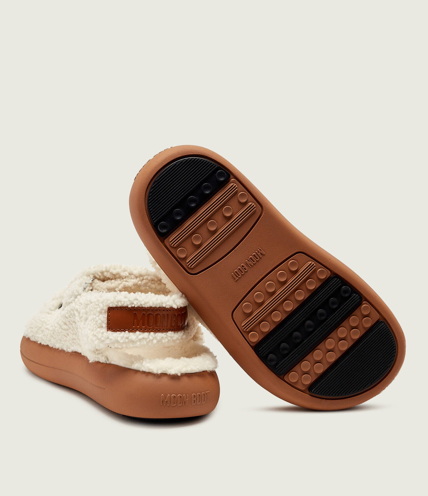 Moon Boot De lână sandale | shearling