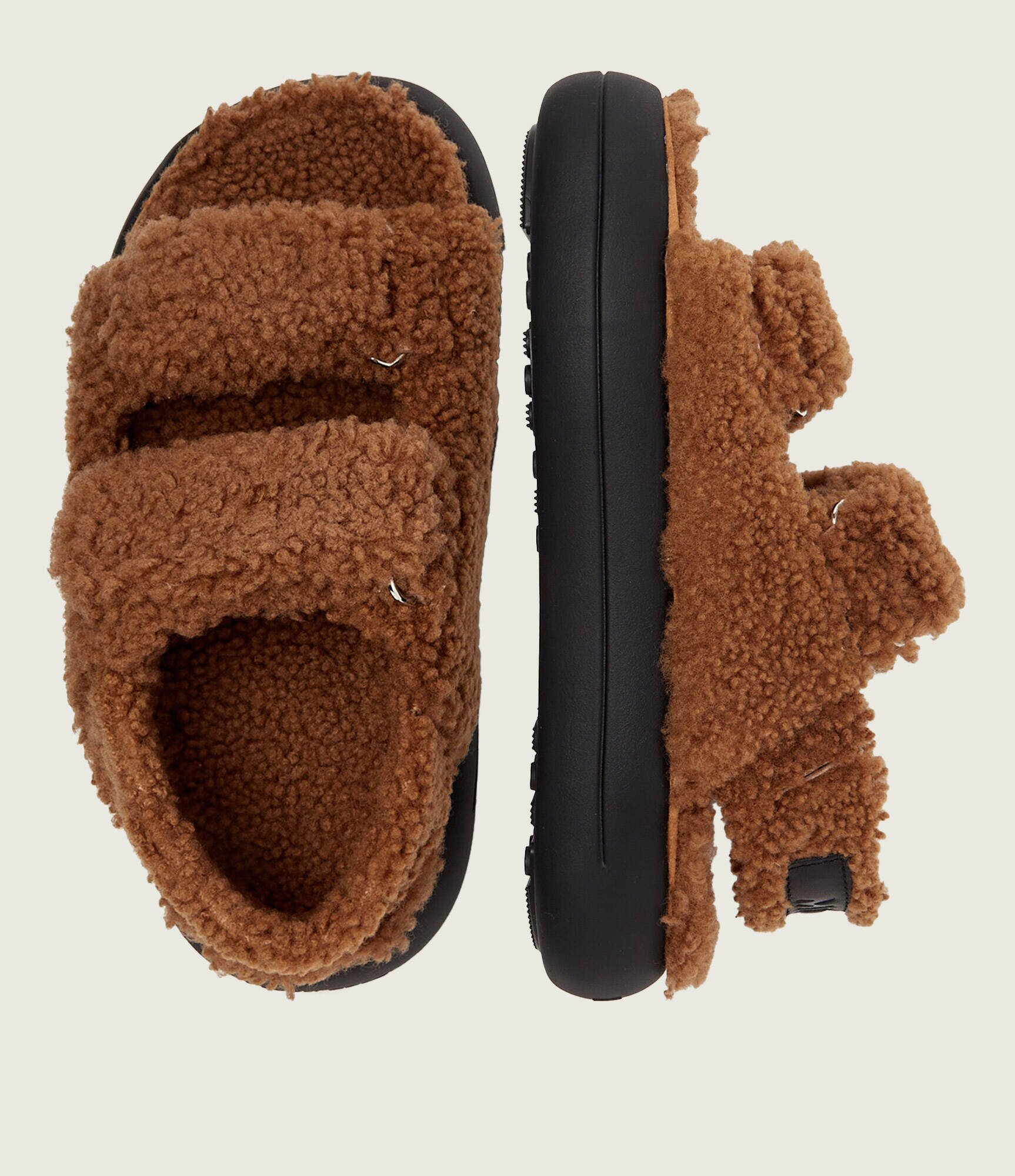 Moon Boot De lână sandale | shearling