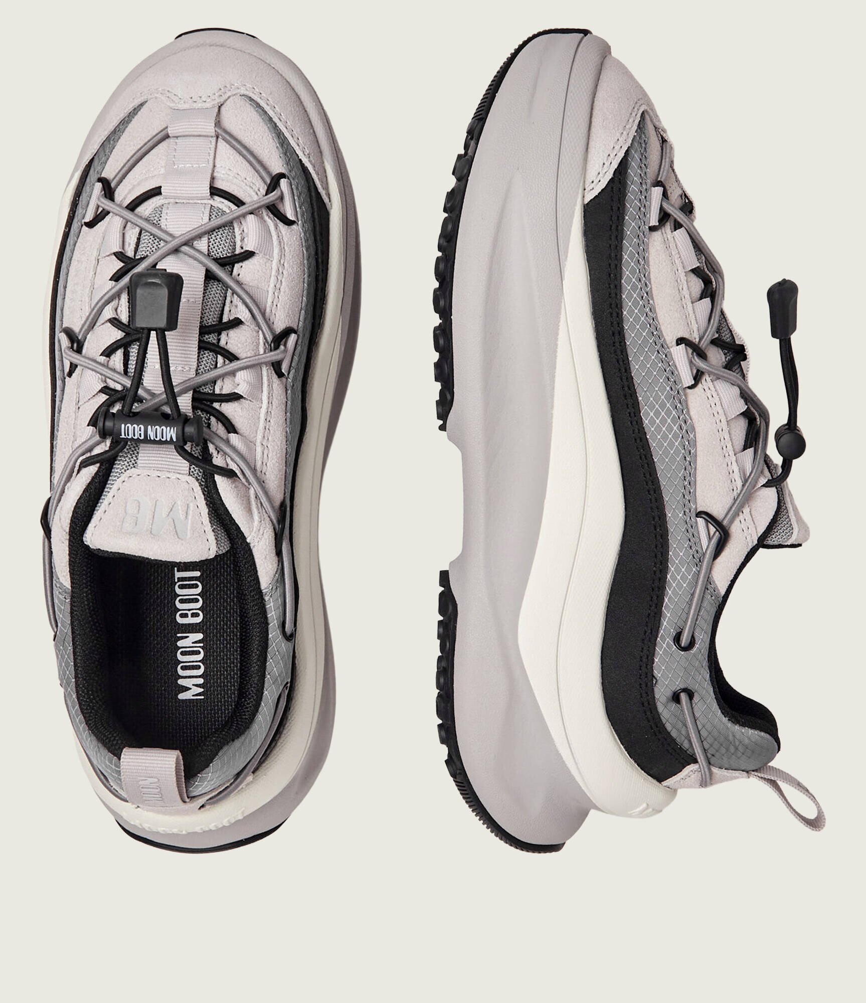 Moon Boot Sneakers MB Moon247 Xlace cu adaos de piele