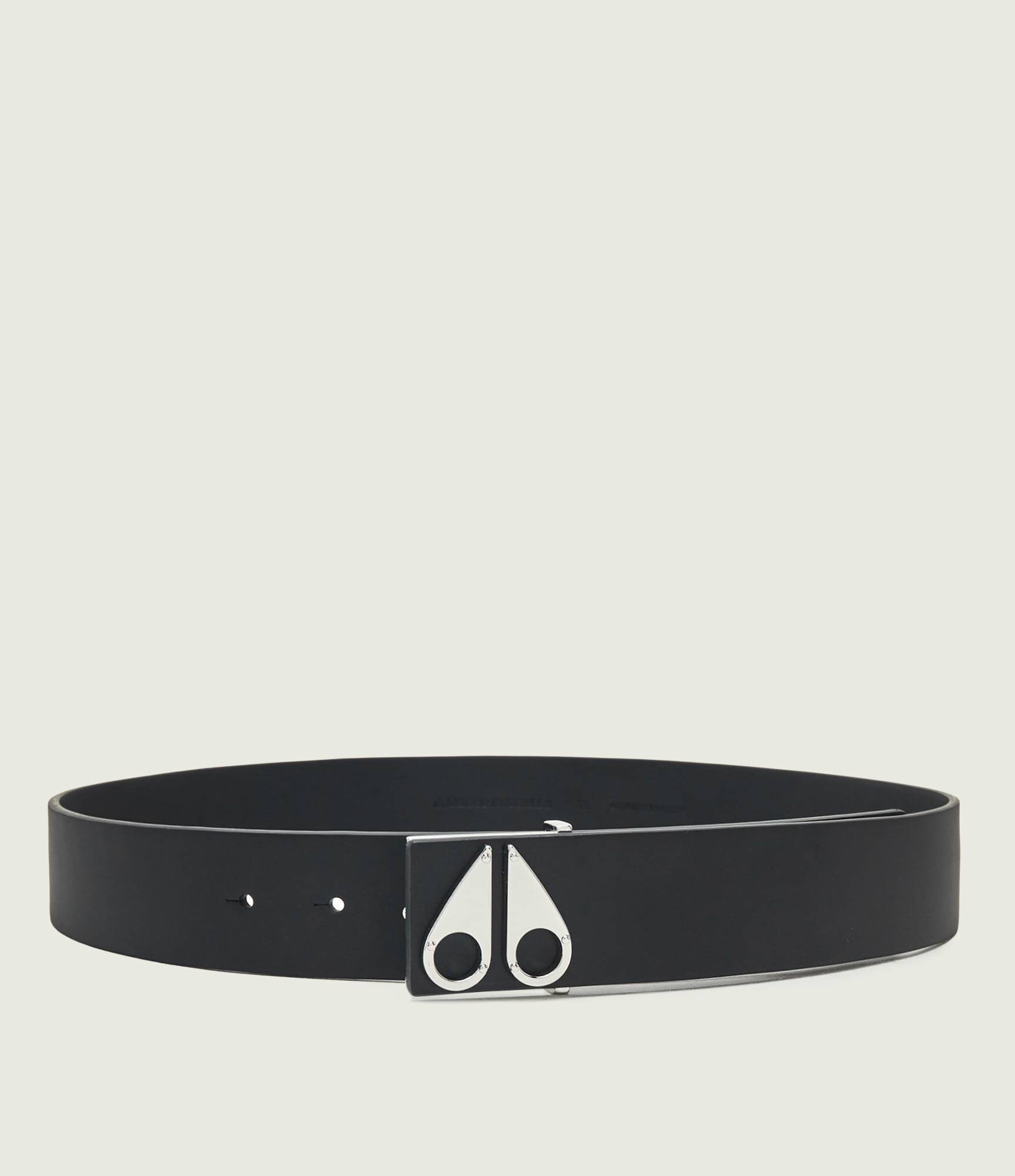 MOOSE KNUCKLES Curea de piele Logo Icon
