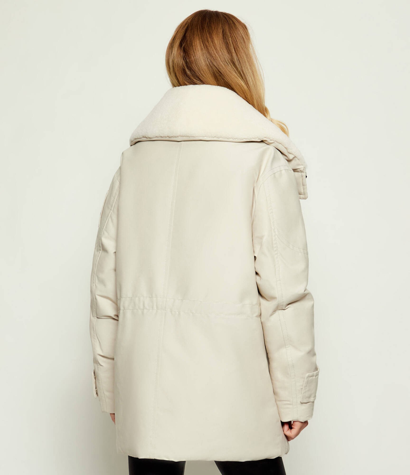 MOOSE KNUCKLES Geacă de puf AURORA | regular fit cu adaos de piele