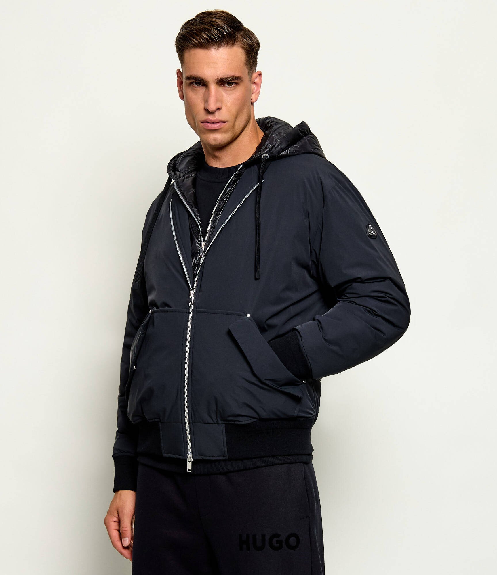 MOOSE KNUCKLES Geacă de puf bomber Brixton | Loose fit
