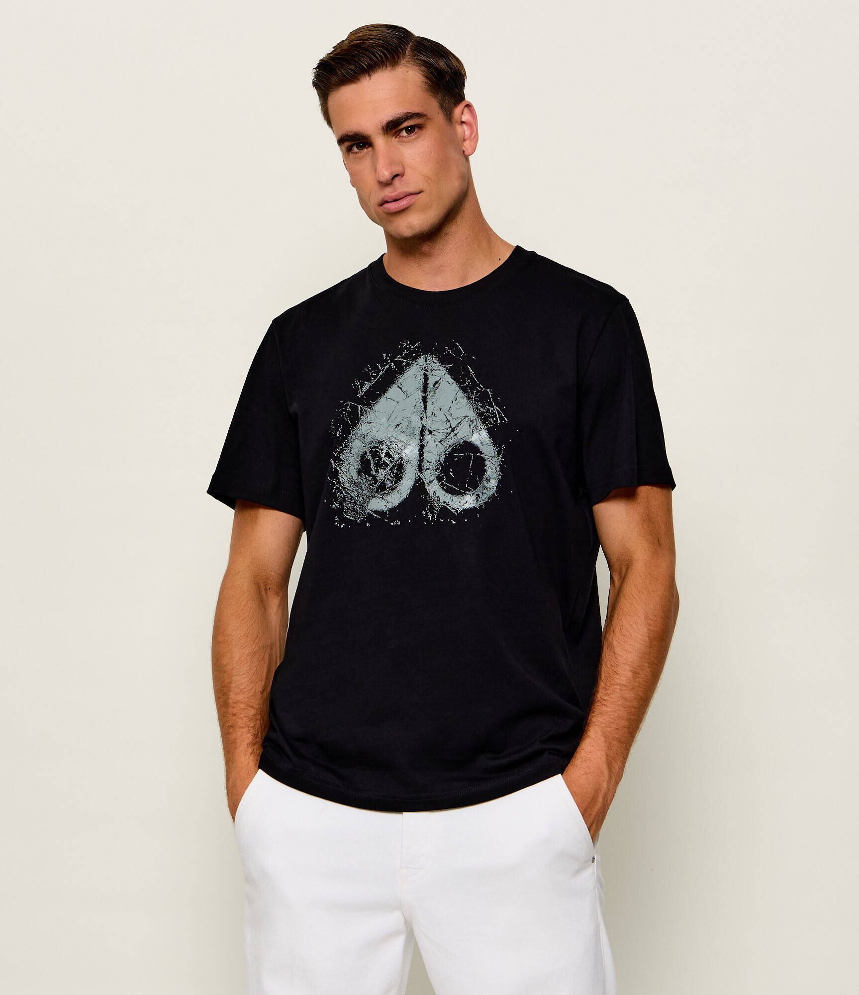 MOOSE KNUCKLES Tricou Icebreak Logo | regular fit